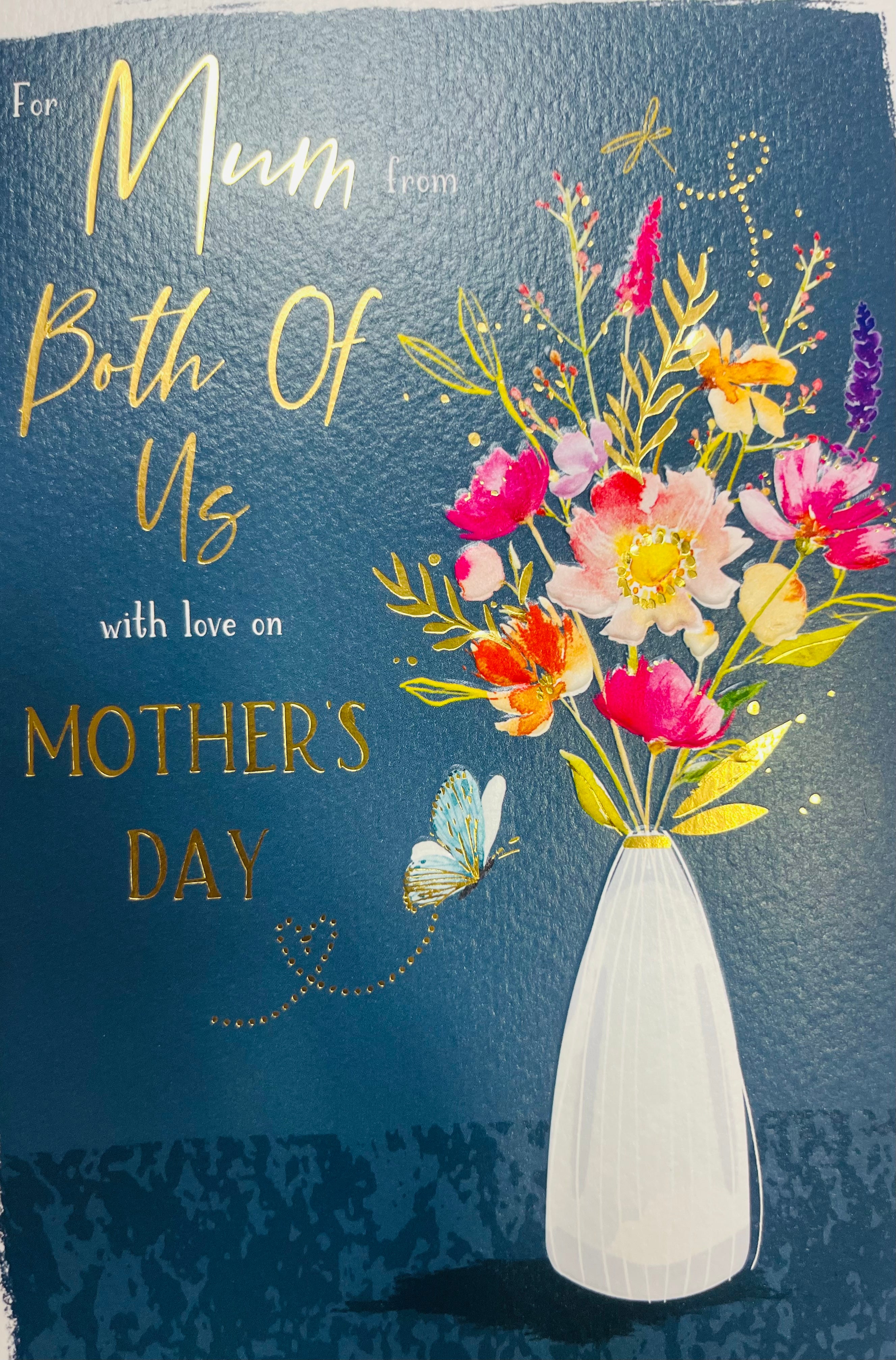 To Mum from Both of Us on Mothers Day Card