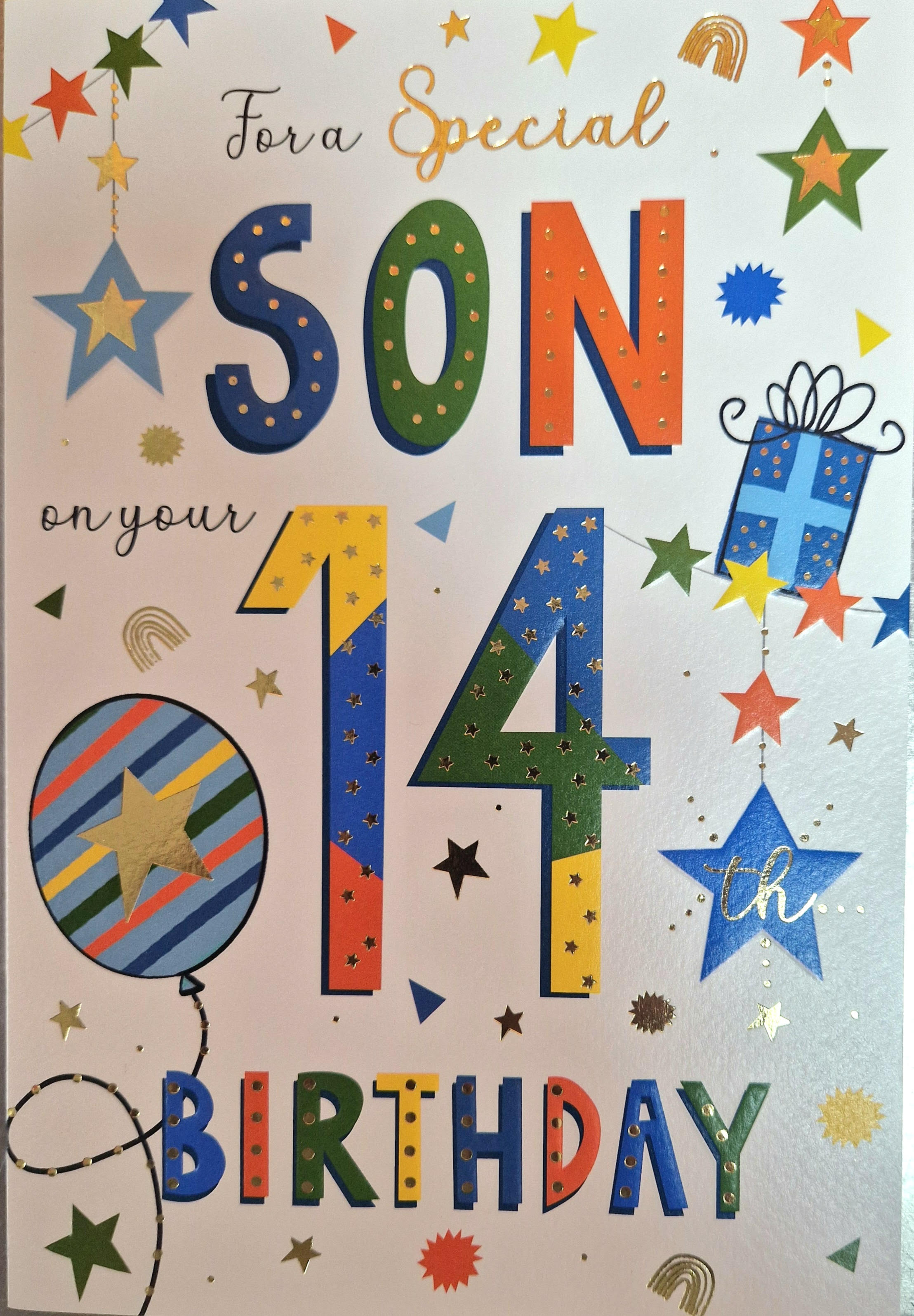 Son 14th Birthday Card