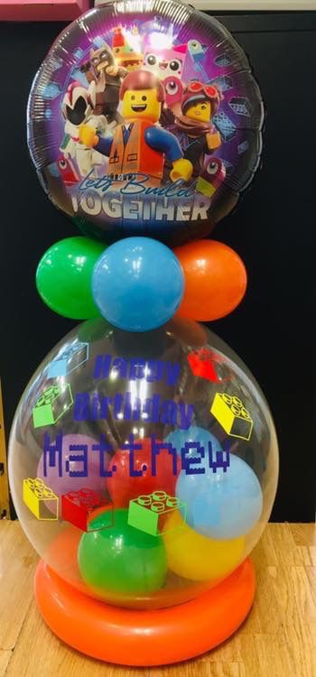 Character Stuffing Balloons. Lego Movie