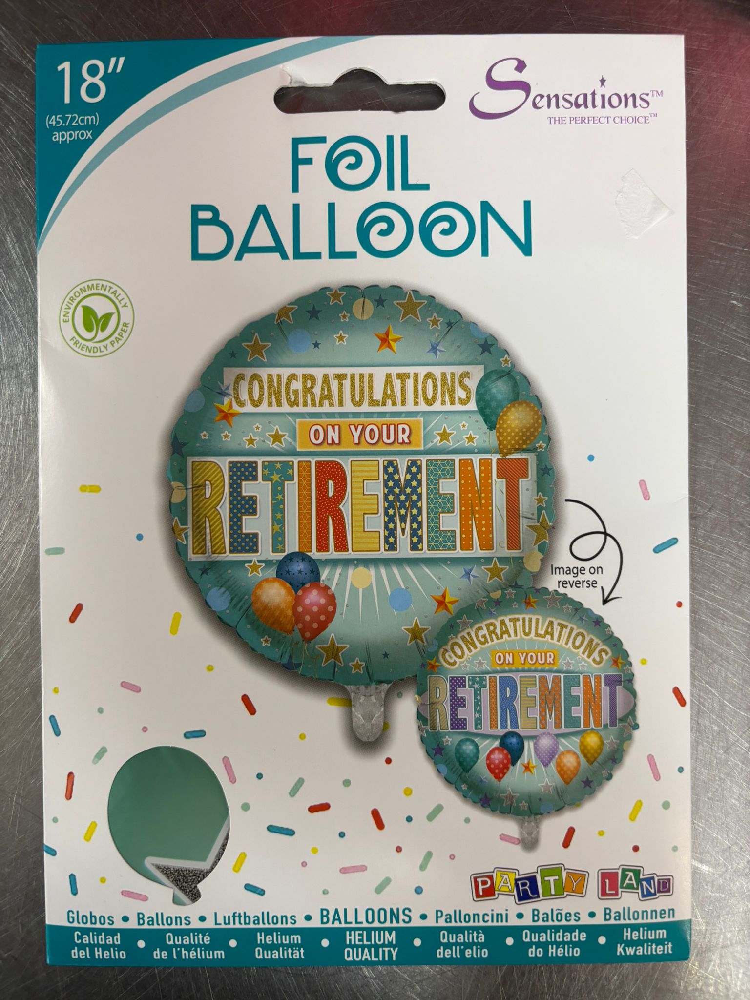 Retirement Foil Balloon Local Pick up Only In store