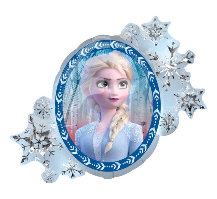 Super Shape Character Foil Helium Filled Balloon - Frozen-Double Sided