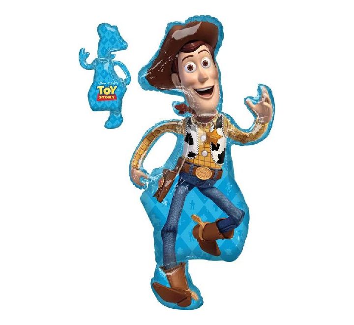 Super Shape Character Foil Helium Filled Balloon - Toy Story - Woody