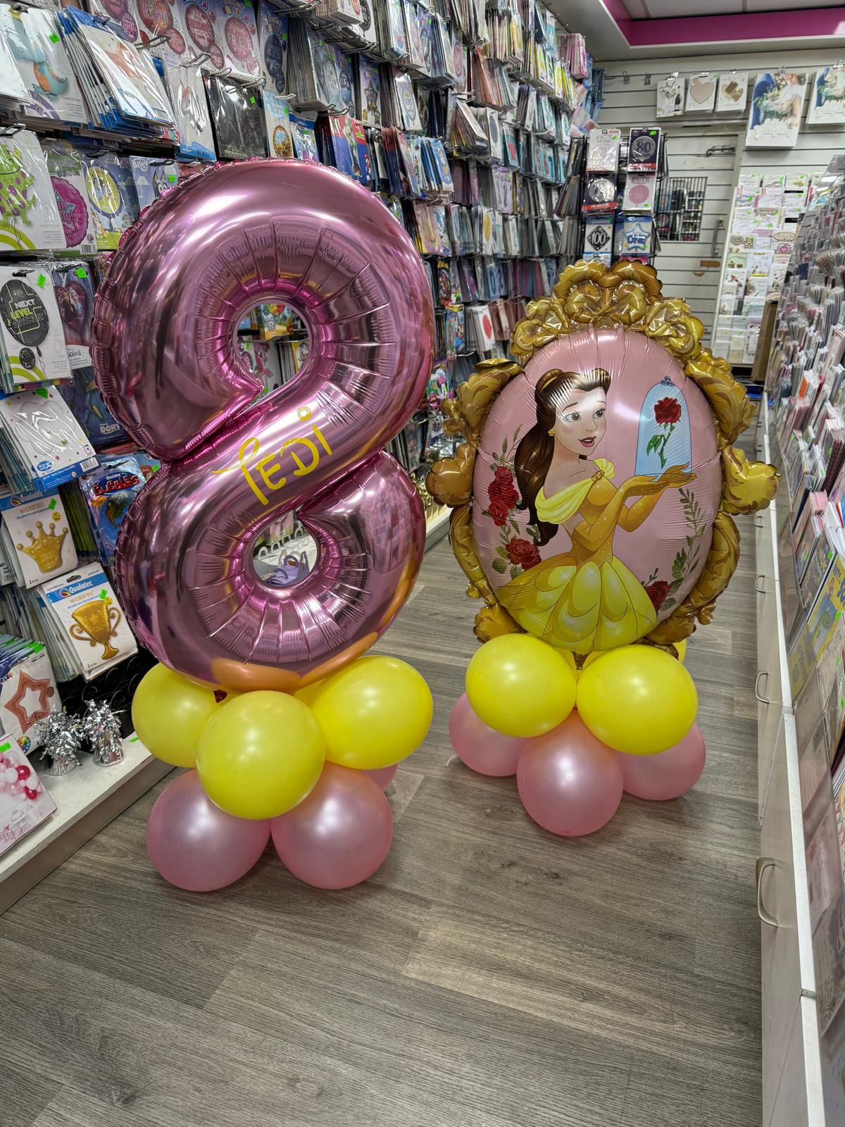 Character Balloon Displays. Disney Princess Balloons