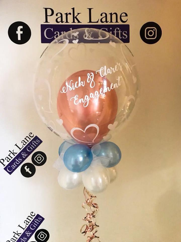 Personalised Engagement Deco Bubble  Balloons