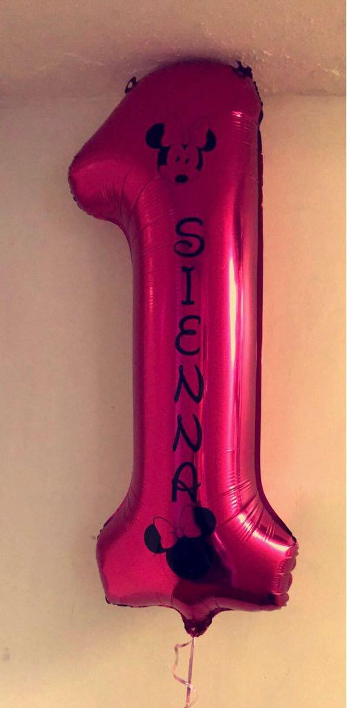 Personalised Large Number Balloons