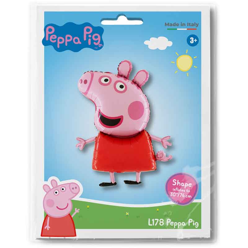 Super Shape Character Foil Helium Filled Balloon - Peppa Pig