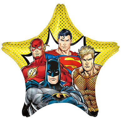 Super Shape Character Foil Helium Filled Balloon - Justice League