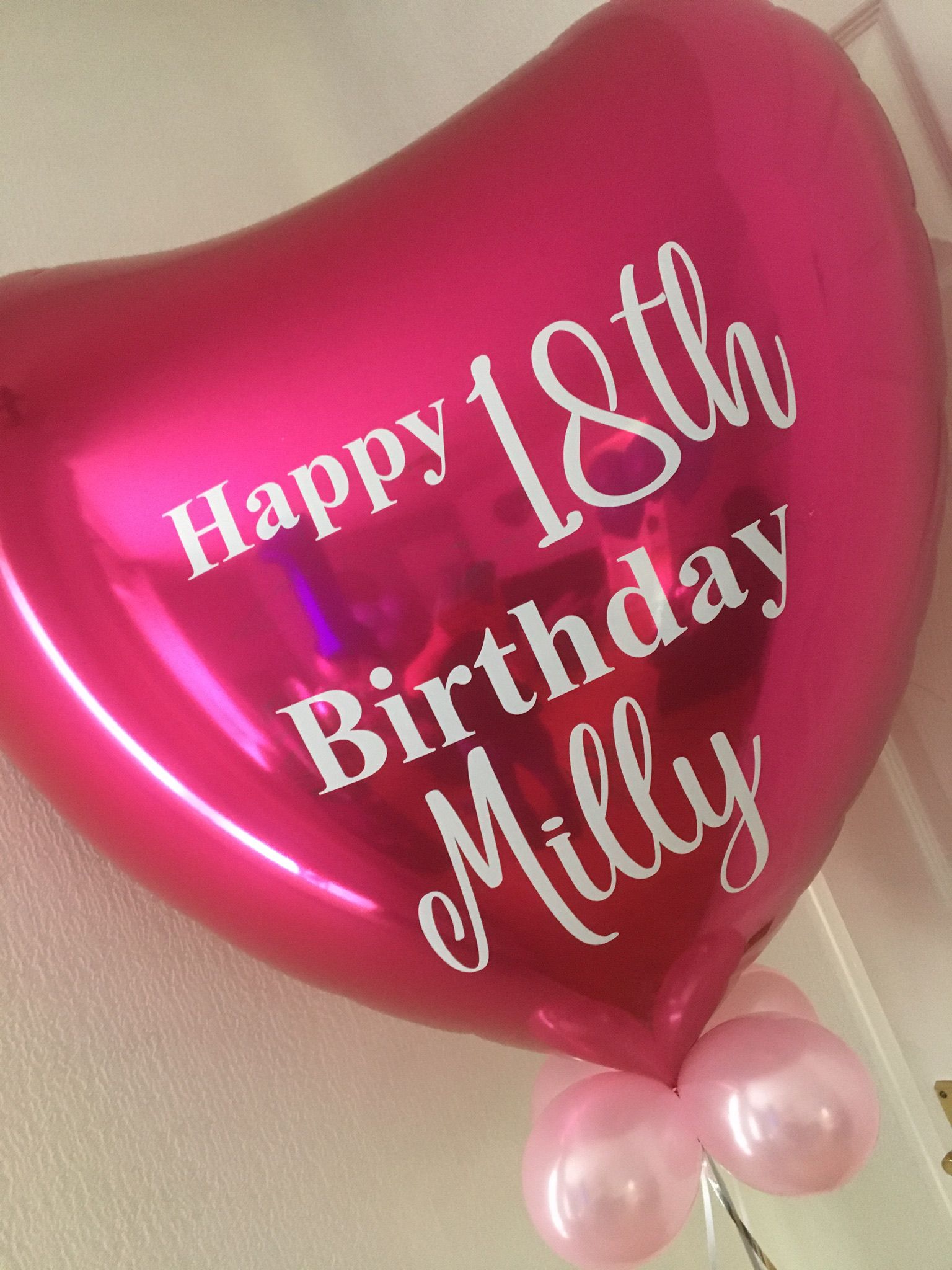 Personalised Heart Balloon