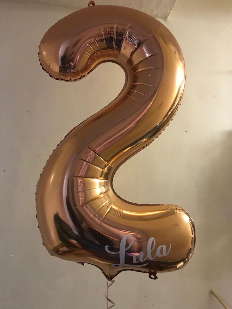 Personalised Large Number Balloons