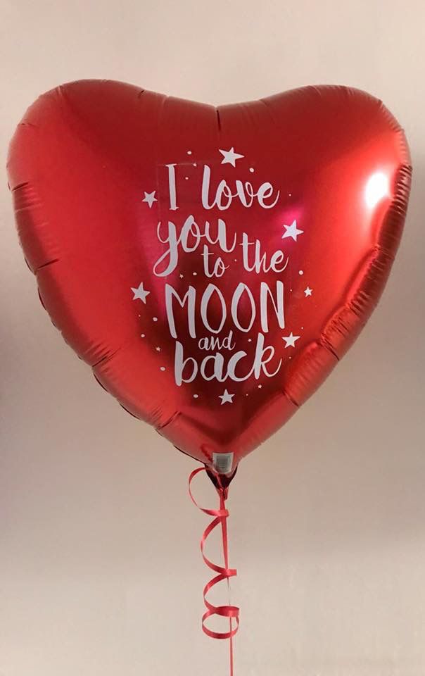 Personalised Heart Balloon.