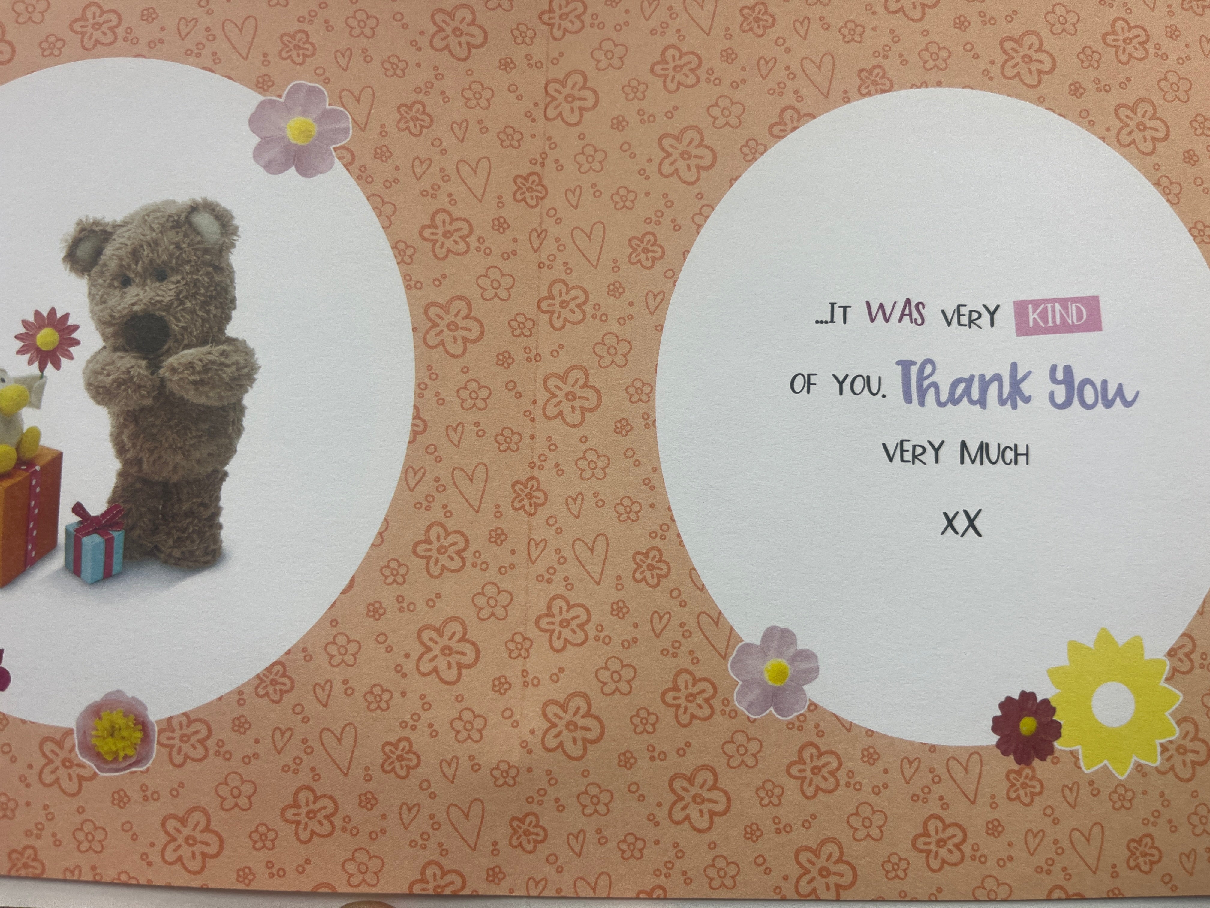 Thank You Card- Female Cute