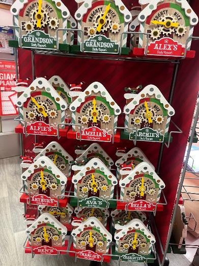 Naughty or Nice Elf Report Clocks