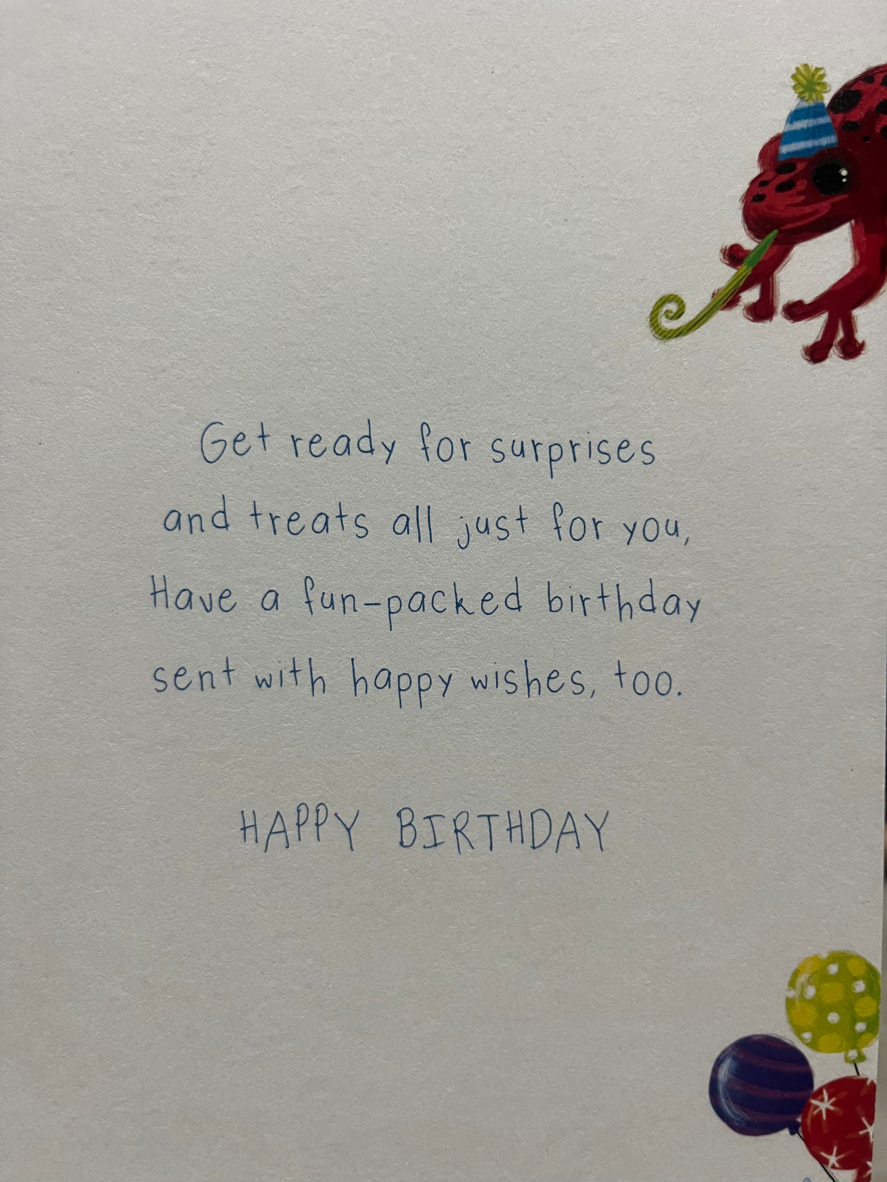 Age 6 Male Birthday Card