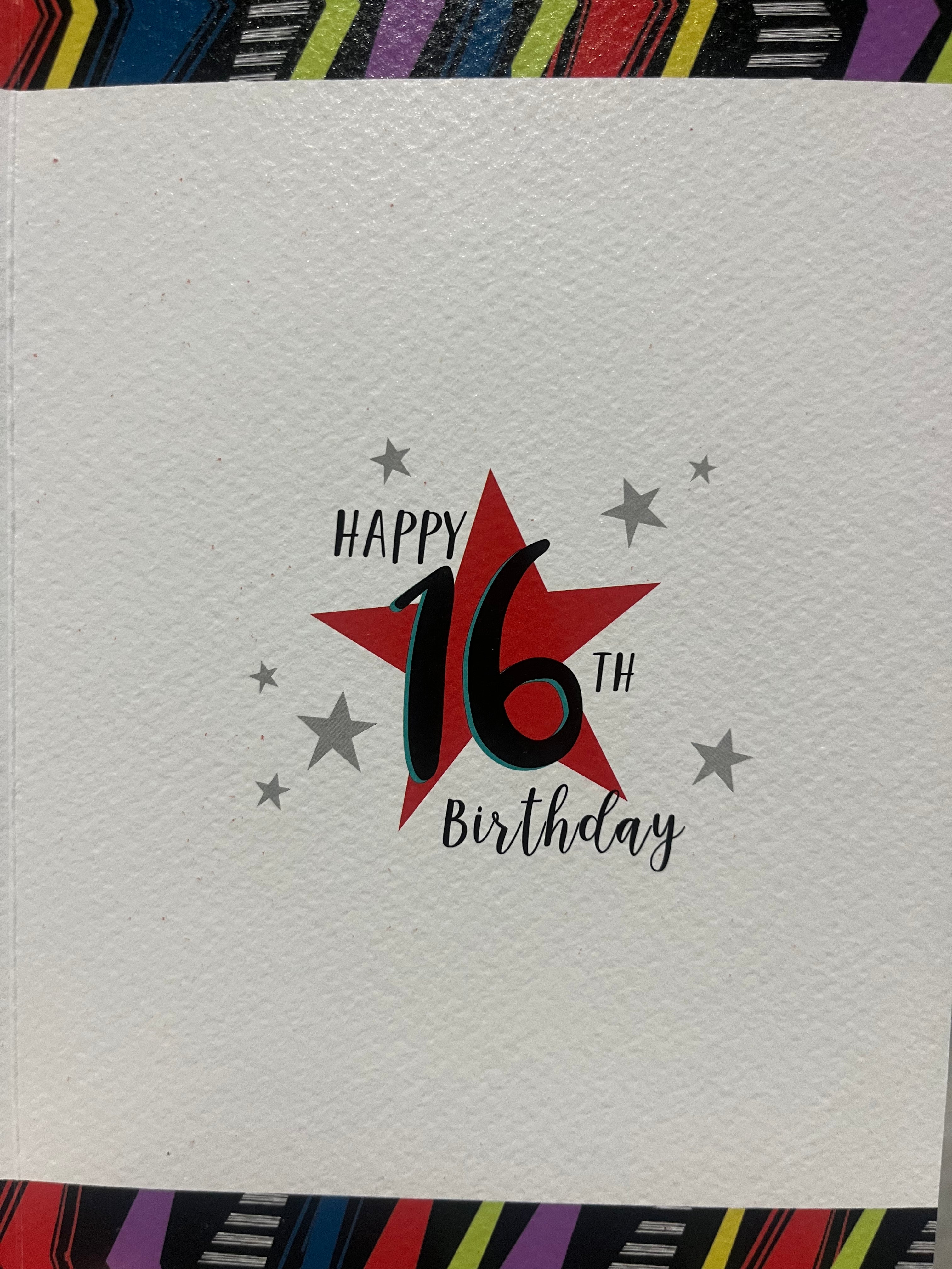 Age 16 Male Birthday Card
