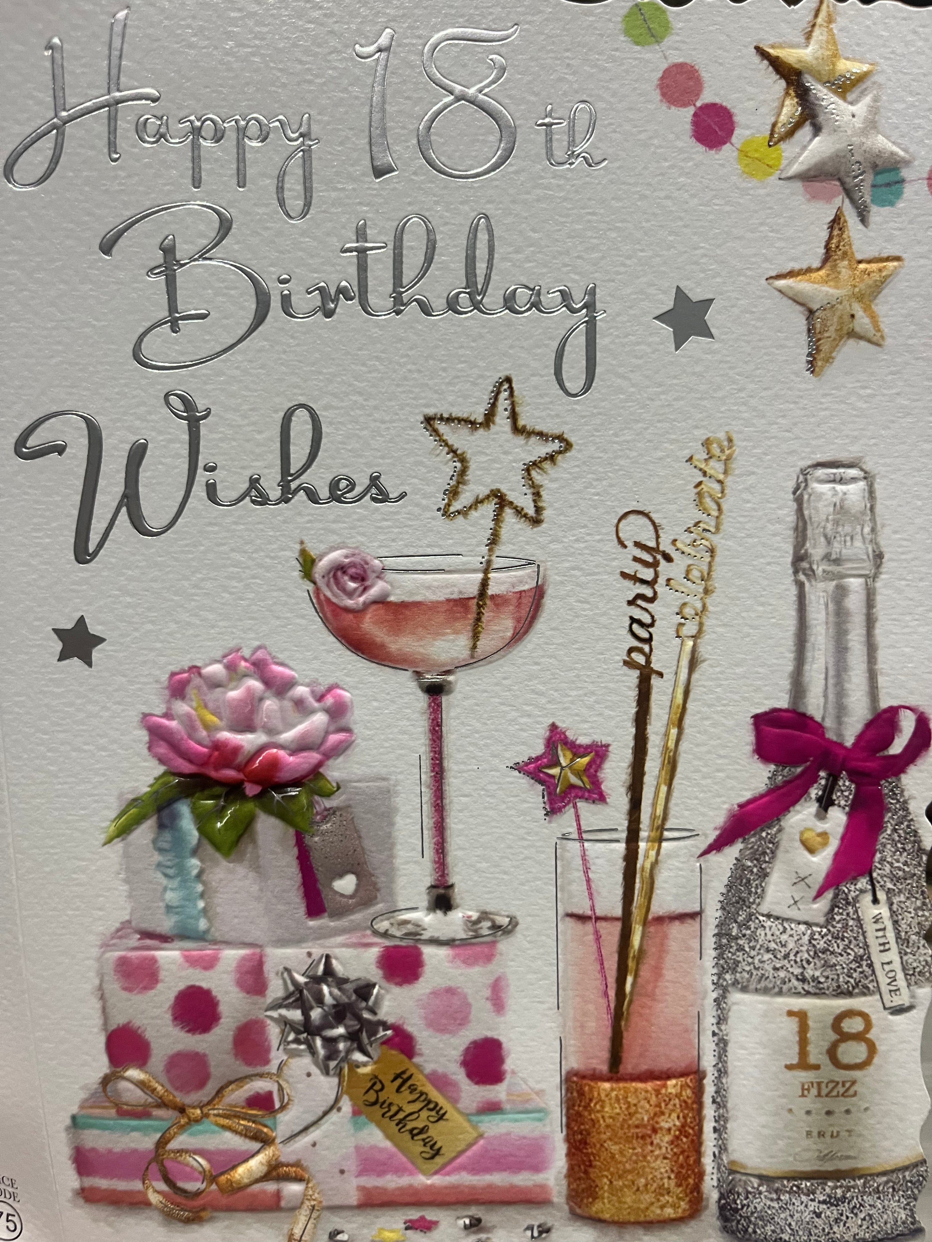 Age 18 Female Birthday Card