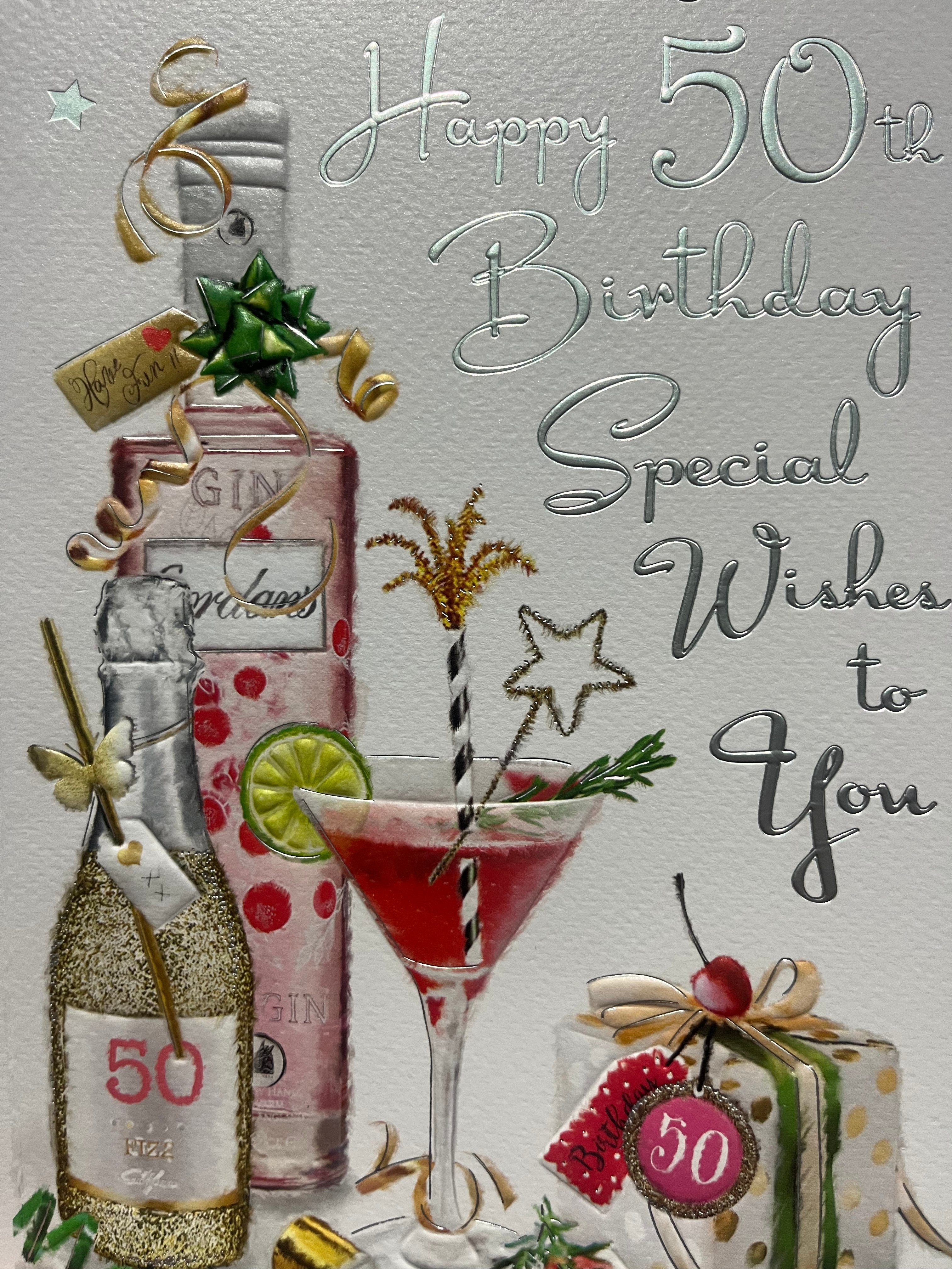 Age 50 Female Birthday Card