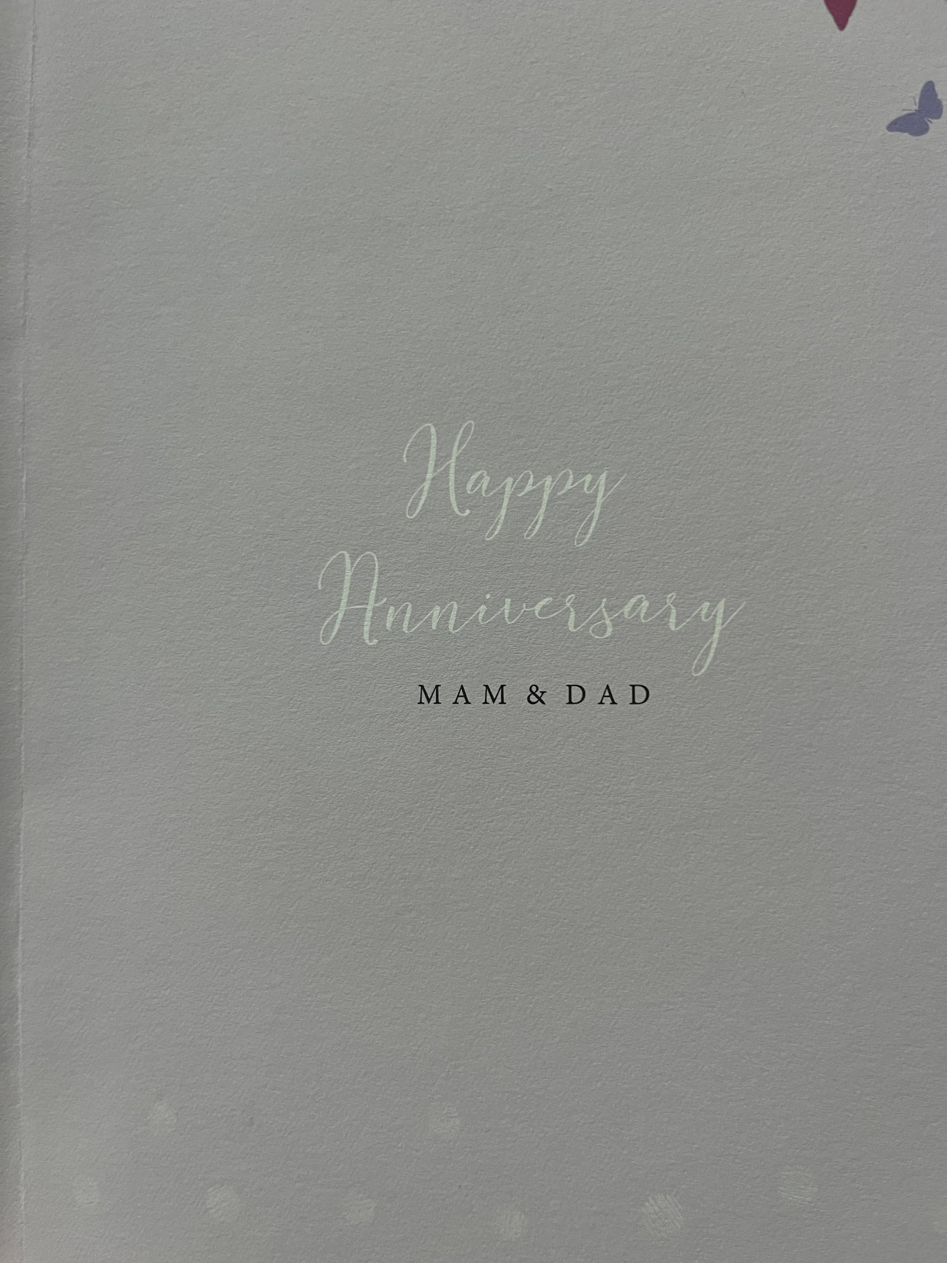 Mam and Dad Anniversary Cards