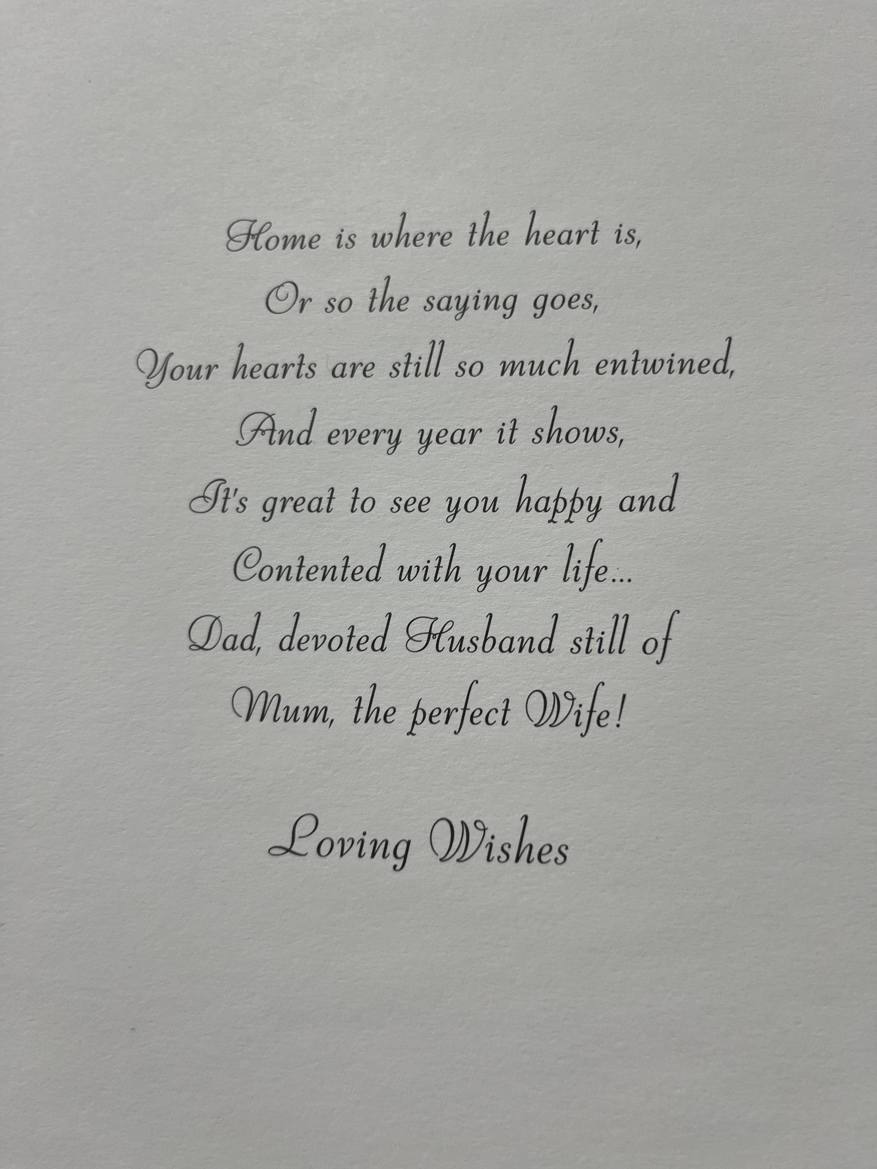 Mum and Dad Anniversary Cards