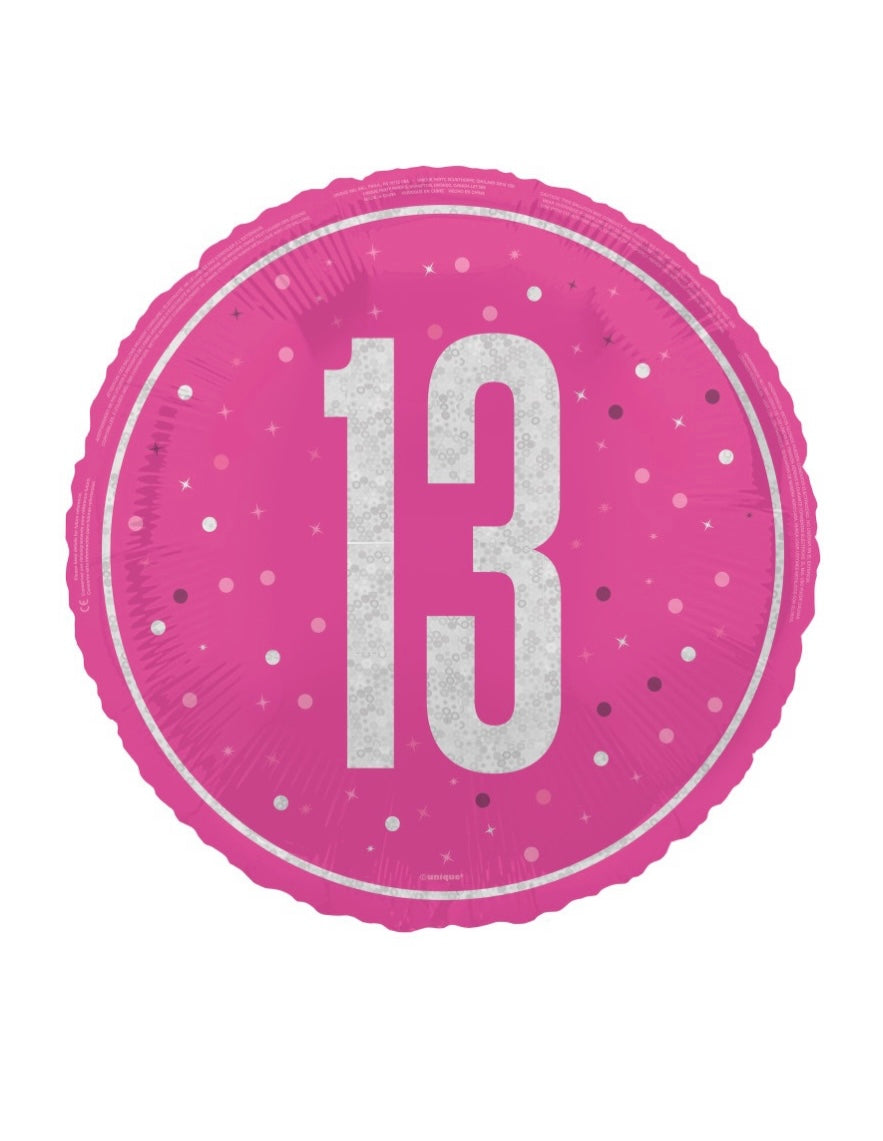 18" Ages 1 to 21 Foil Balloons