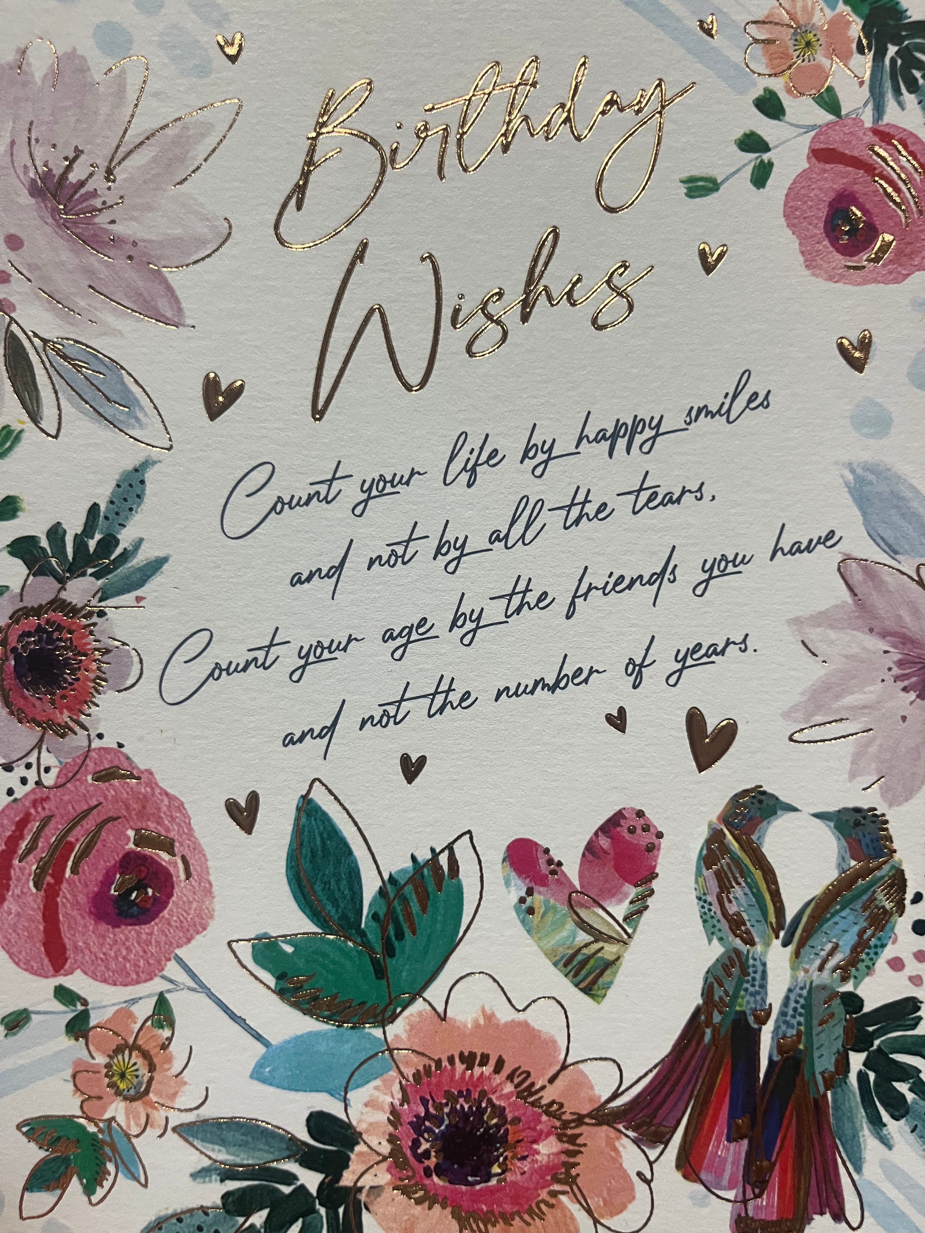 Female Traditional Birthday Card