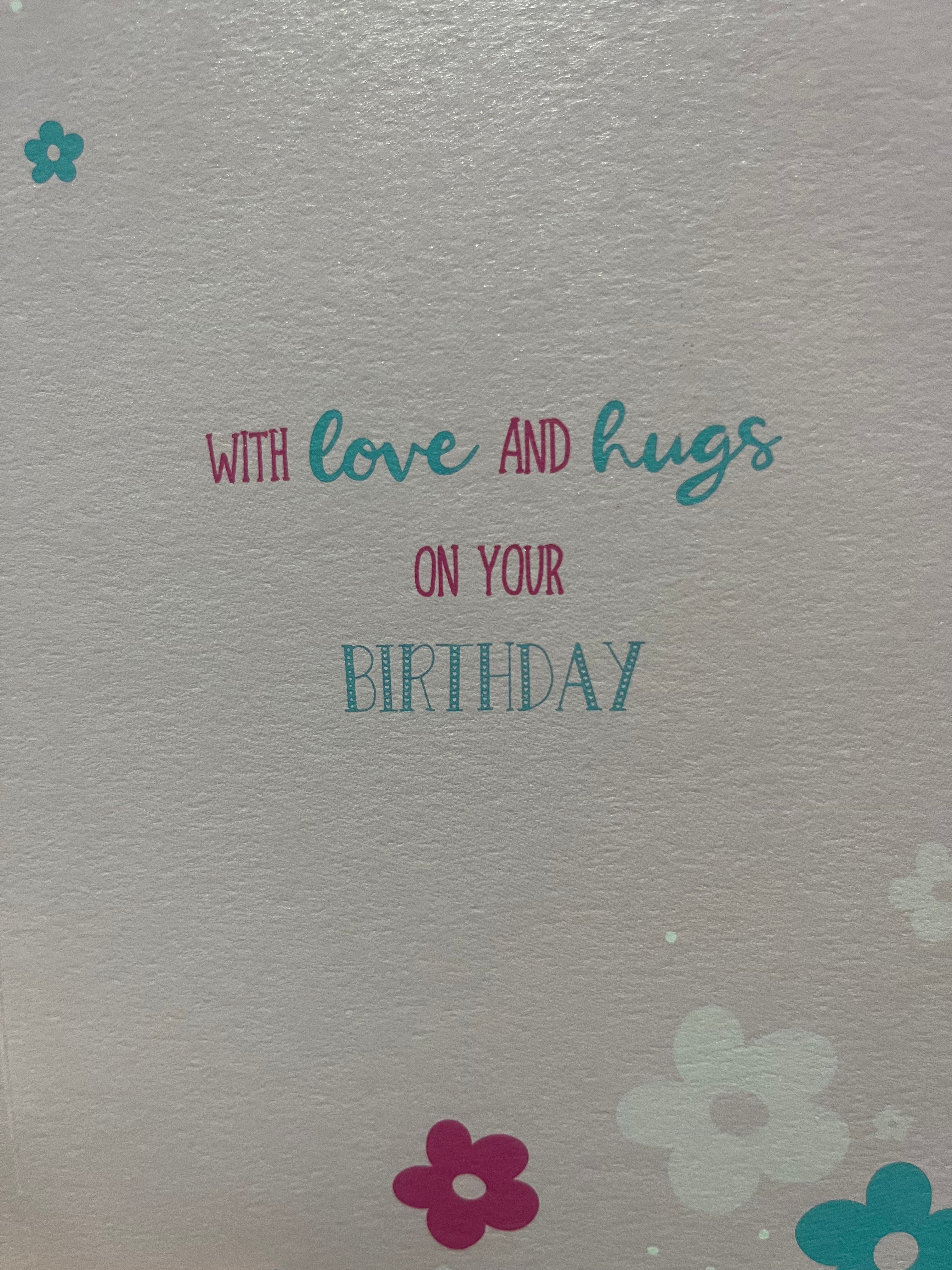 Cute Female Friend Birthday Card. Bestie Happy Birthday