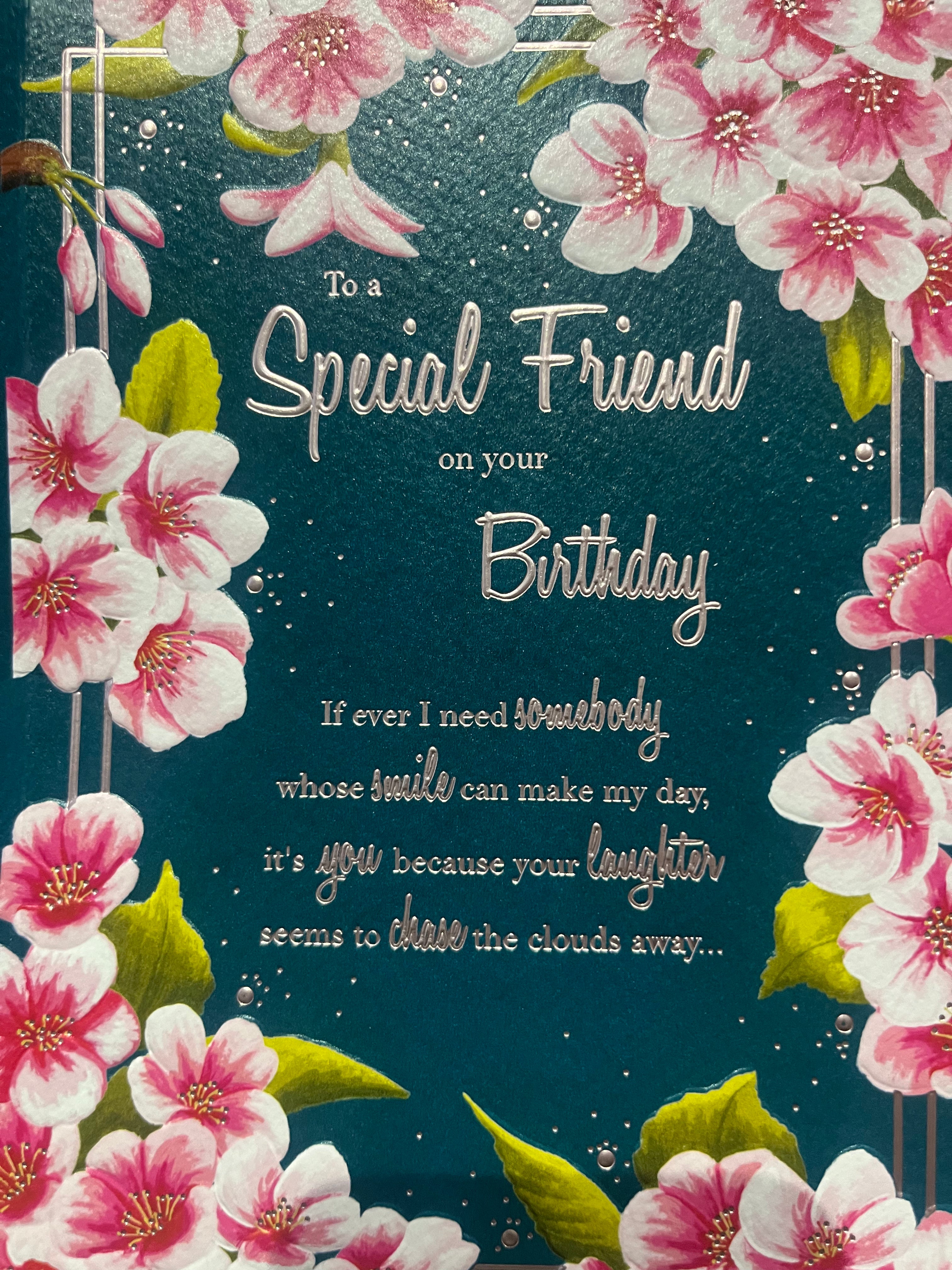 Female Traditional Special Friend Birthday Card
