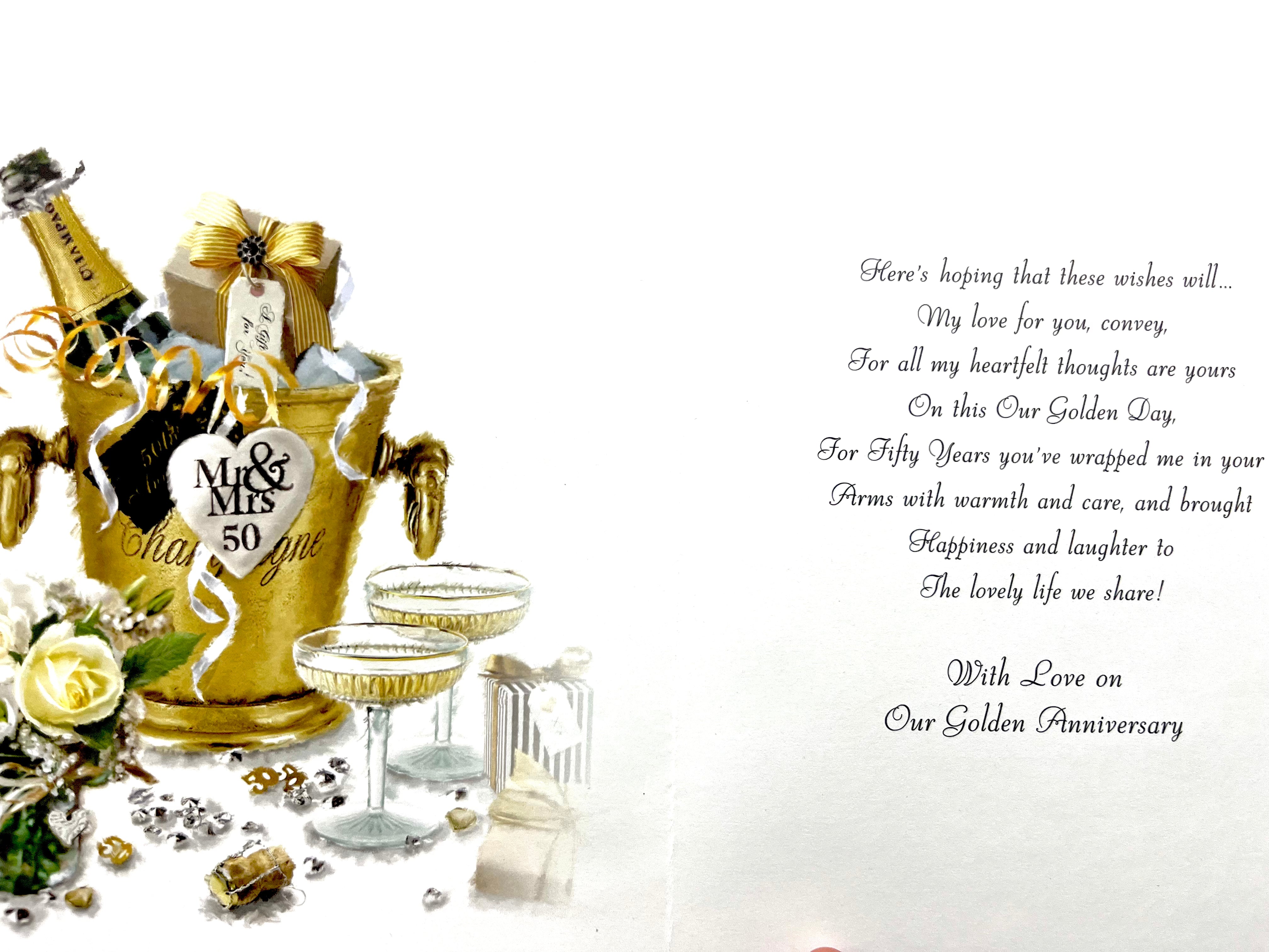 Husband Golden Wedding Anniversary Card