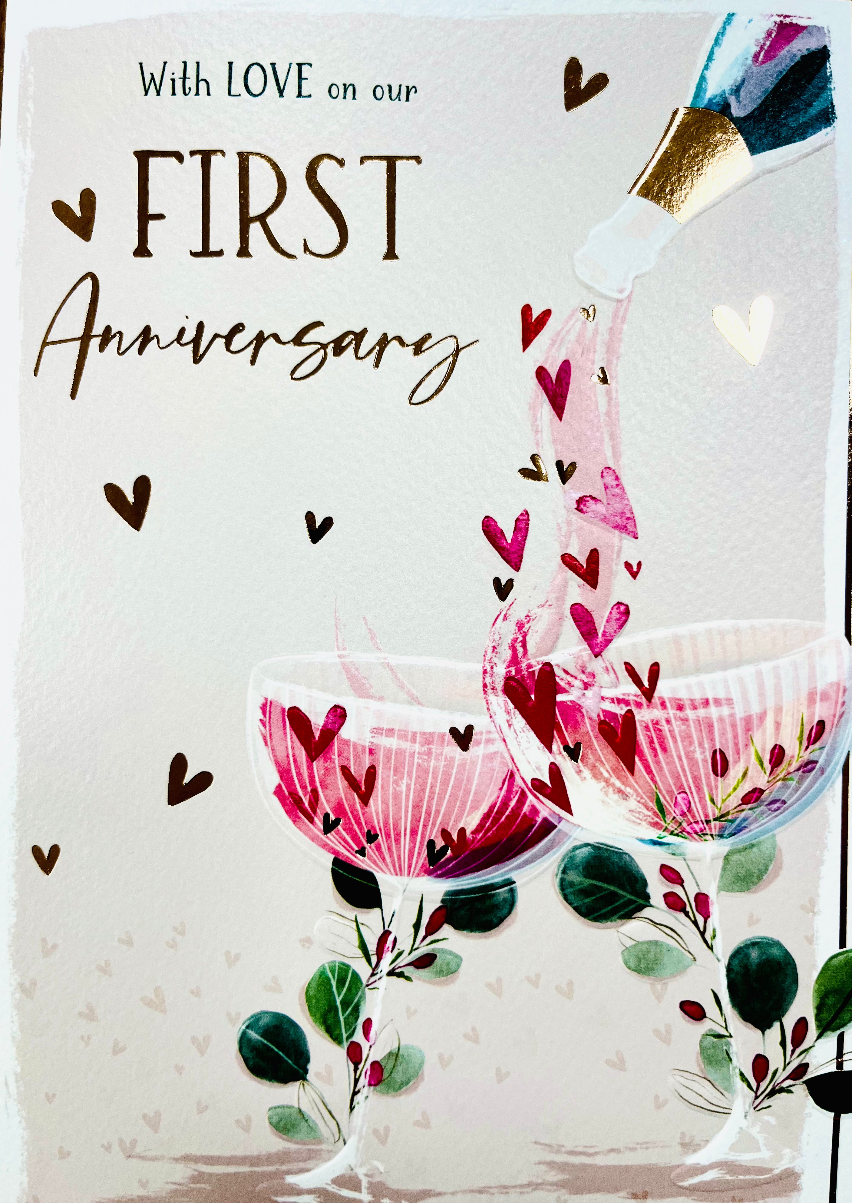 First Wedding Anniversary Cards