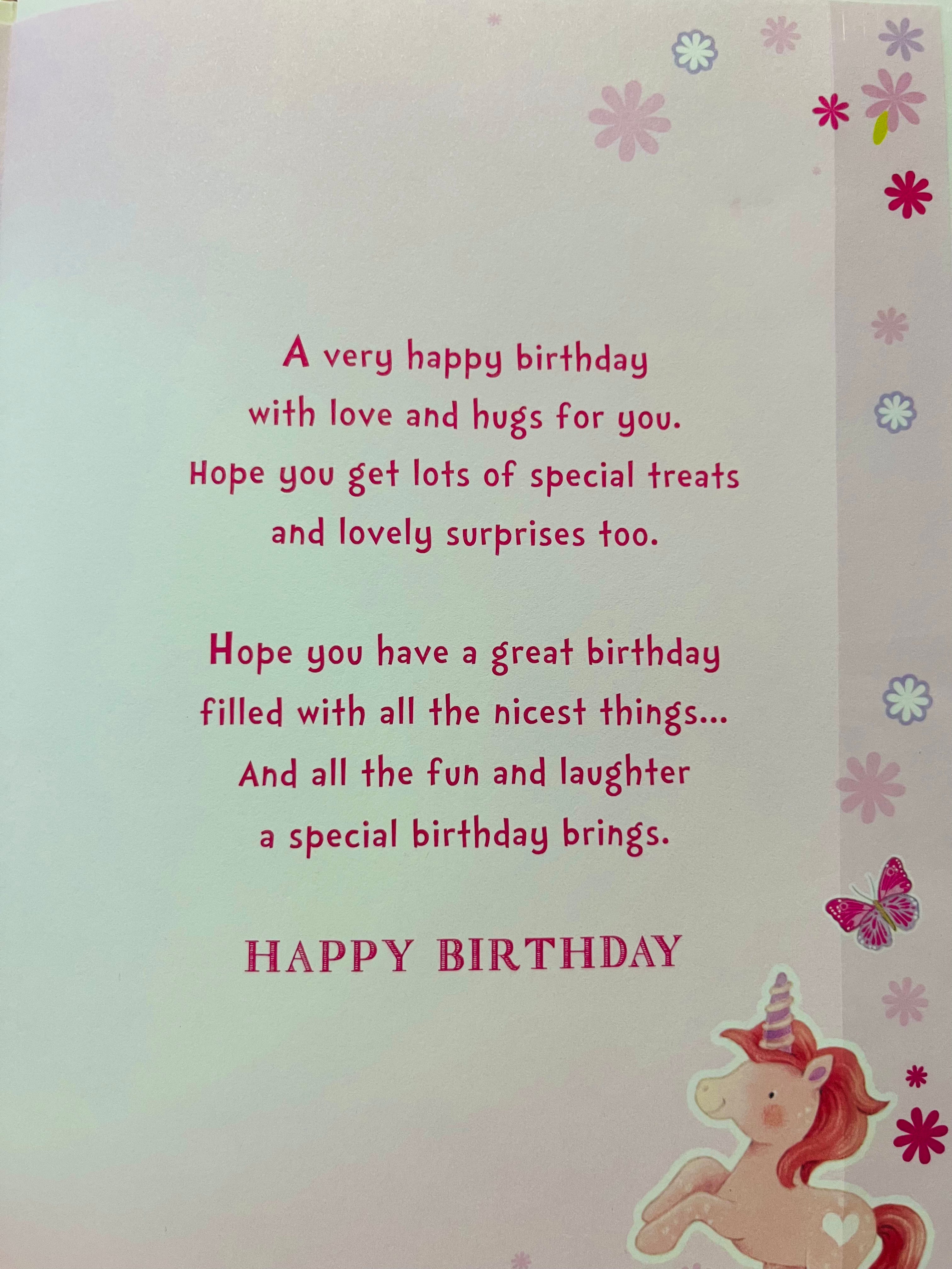 Granddaughter's 2nd Birthday Card