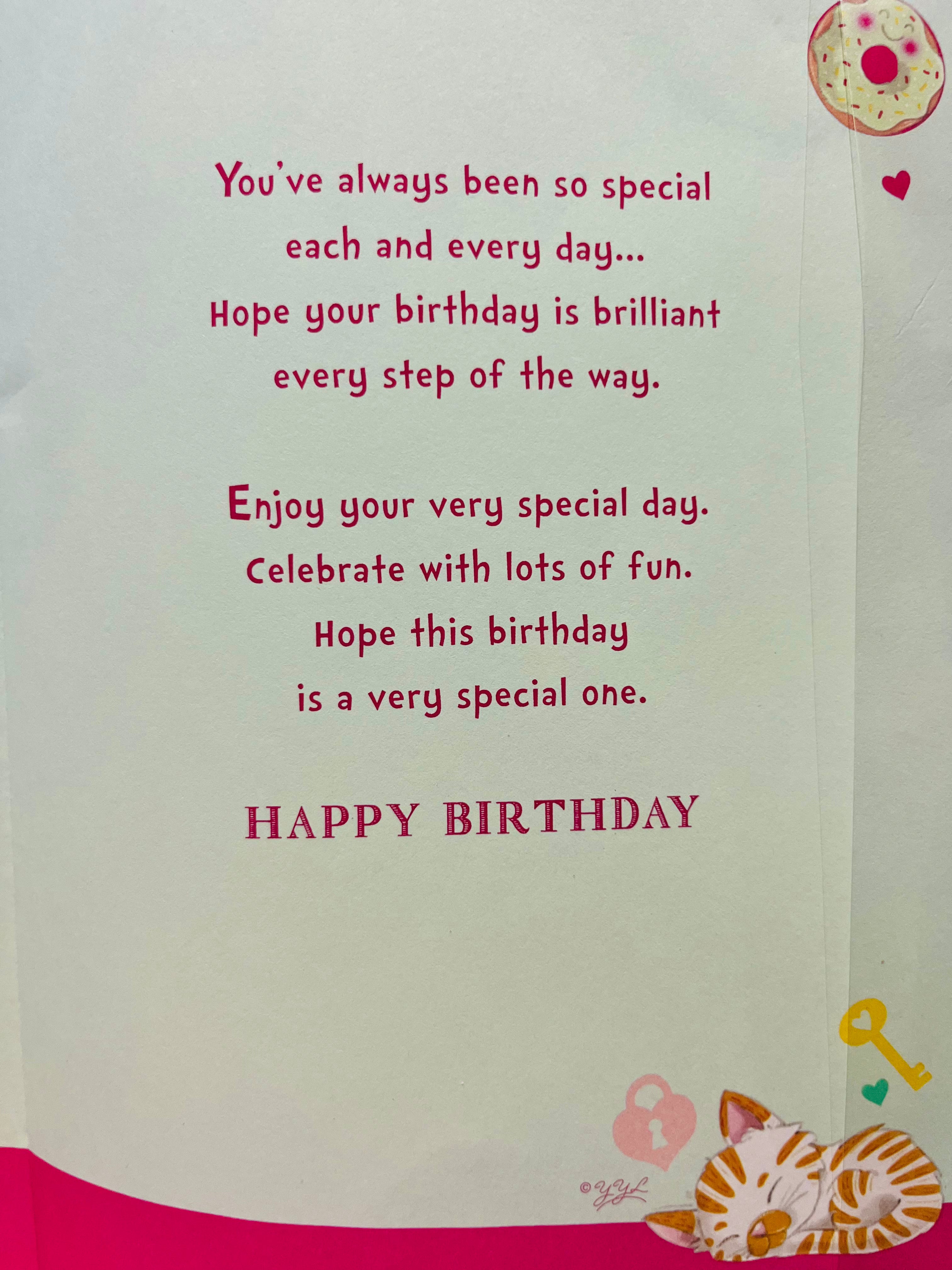 Daughter's 9th Birthday Card