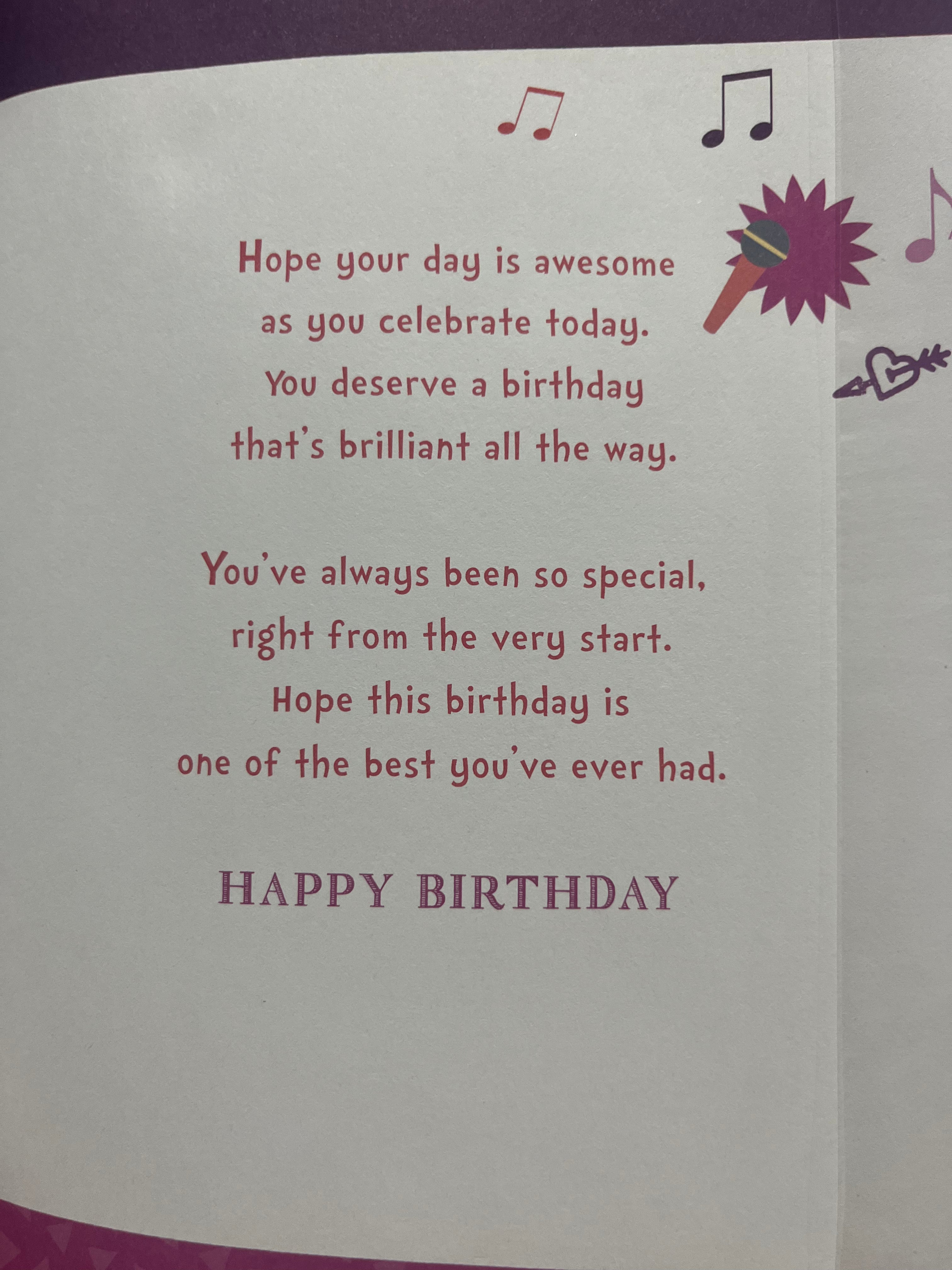 Daughter's 11th Birthday Card