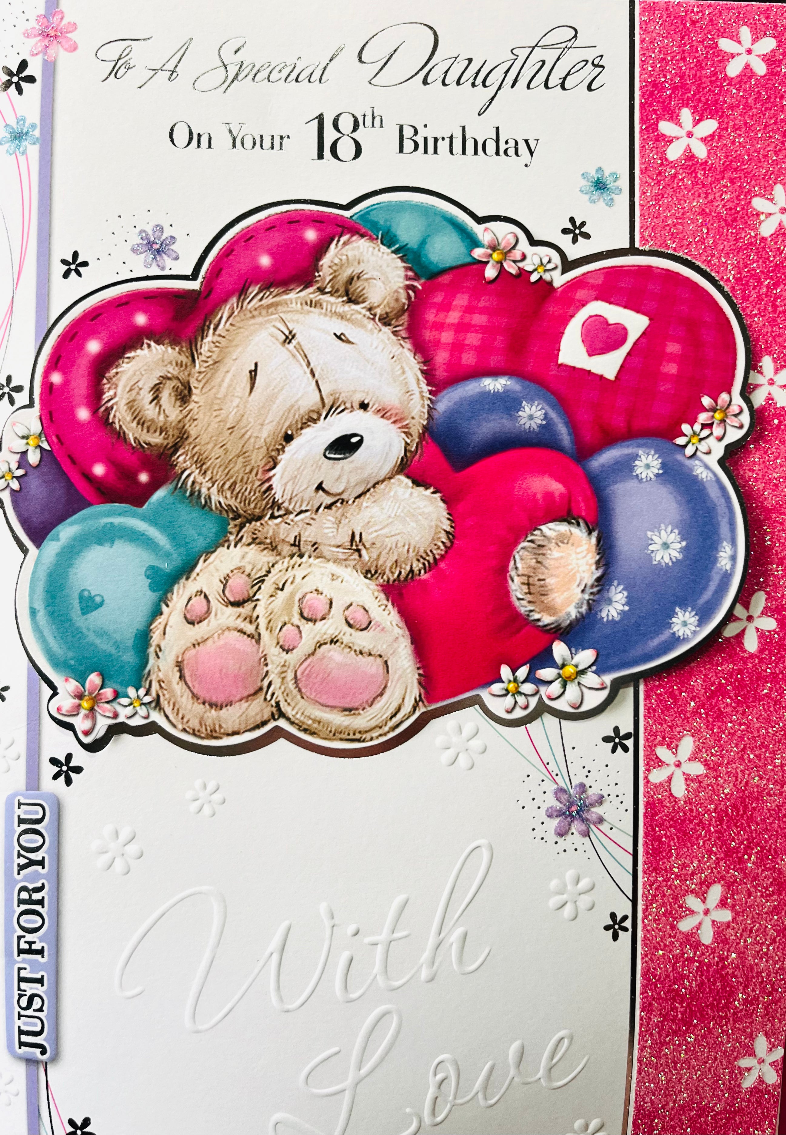 Daughter's 18th Birthday Card