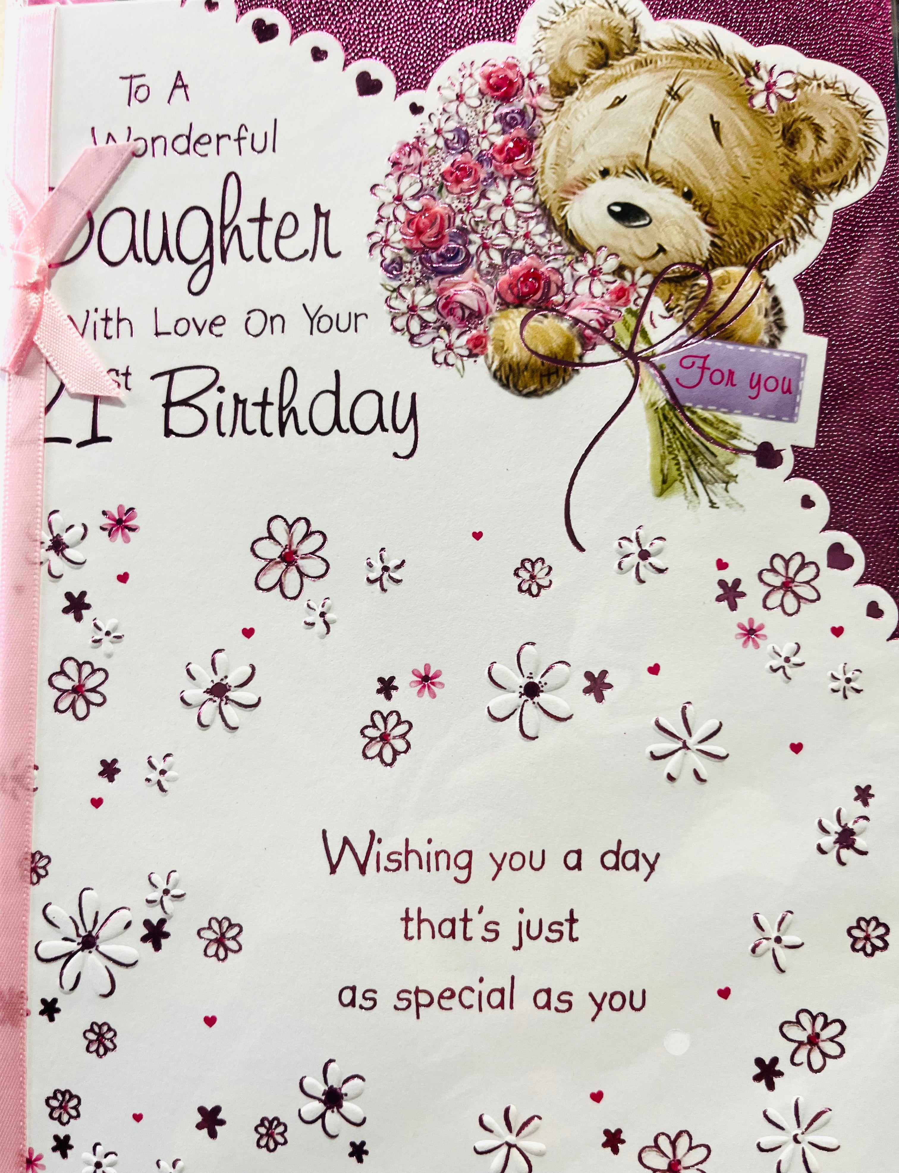 Daughter's 21st Birthday Card