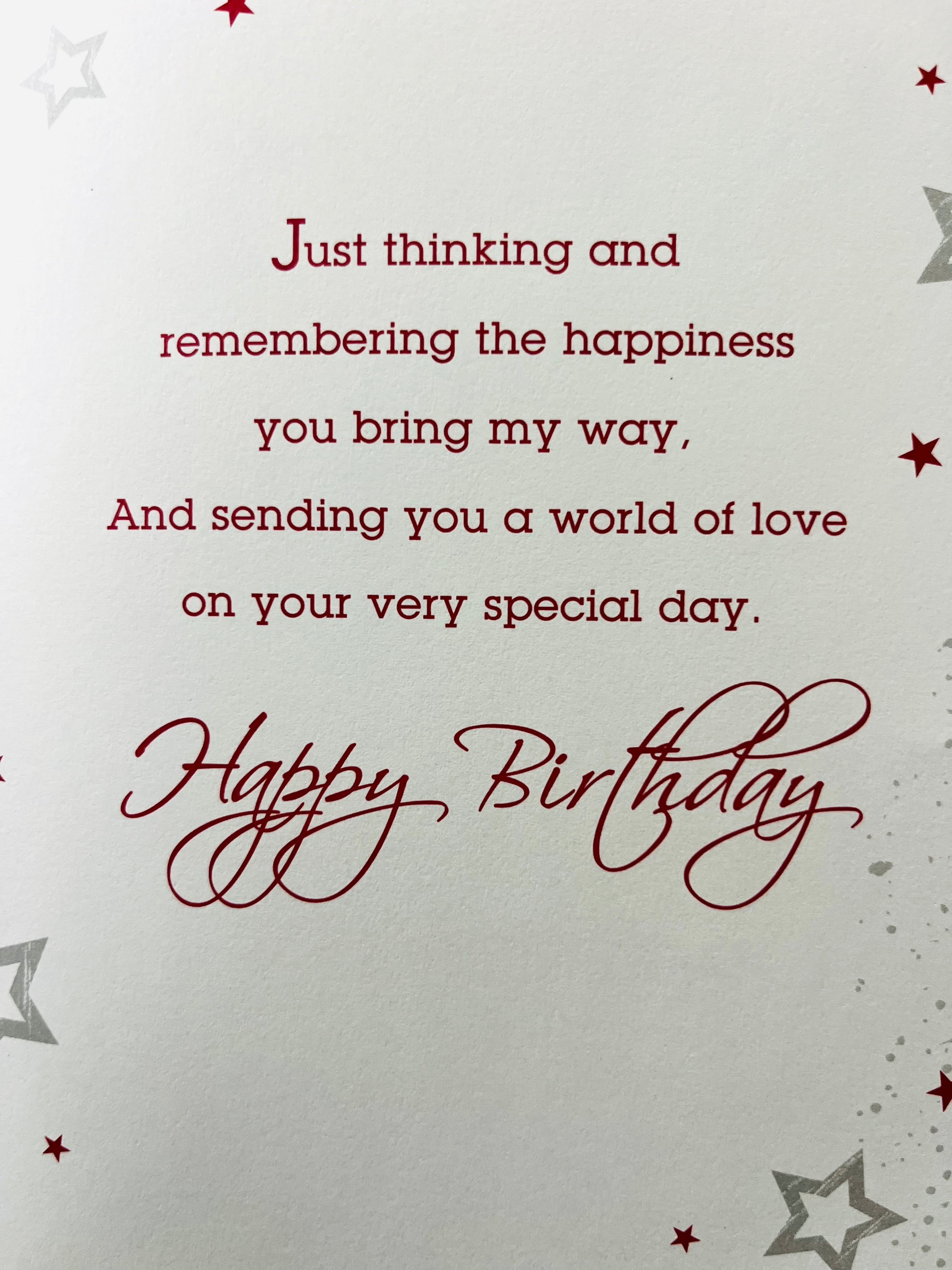 Husband's 40th Birthday Card