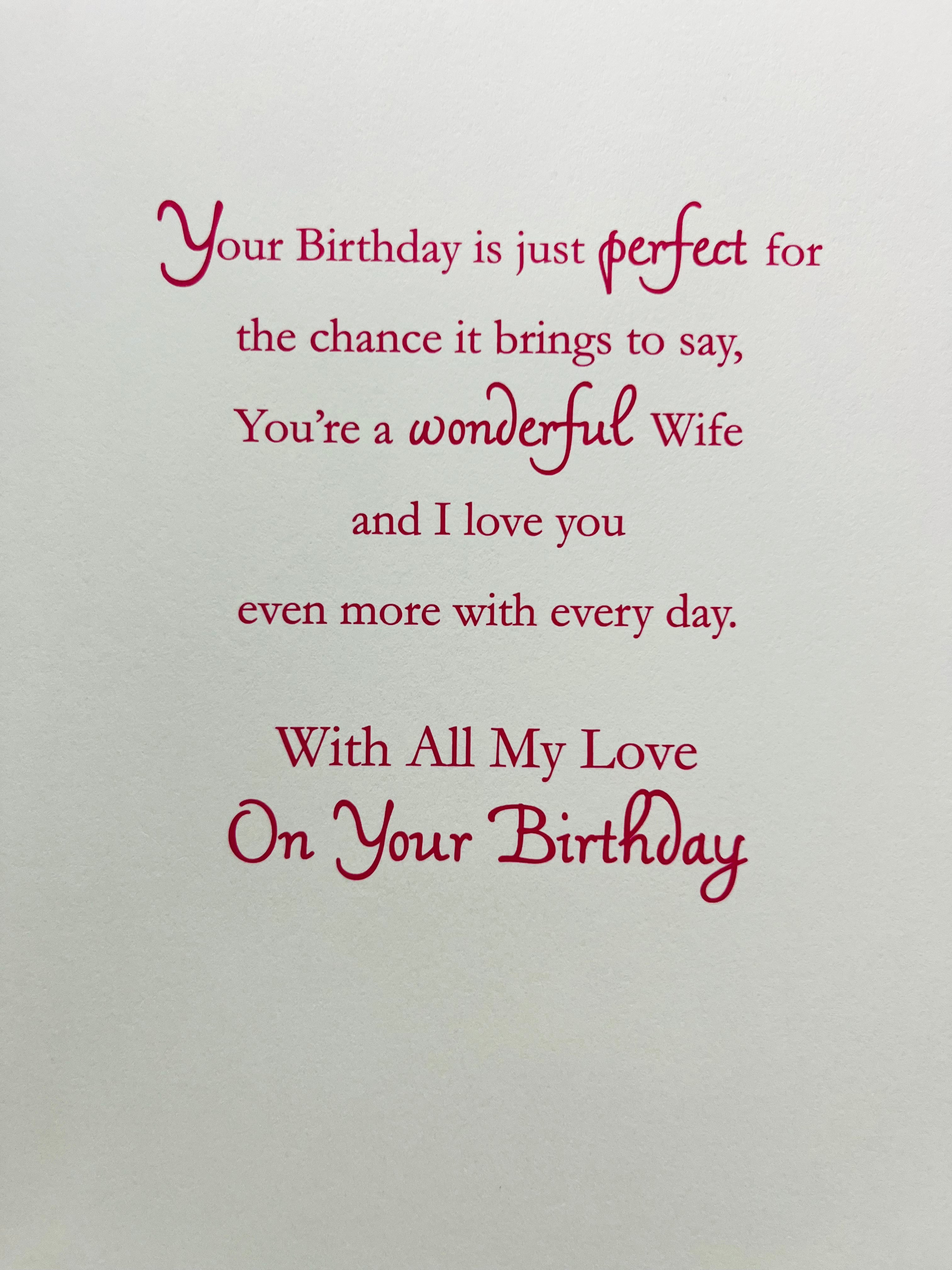 Wife's 50th Birthday Card