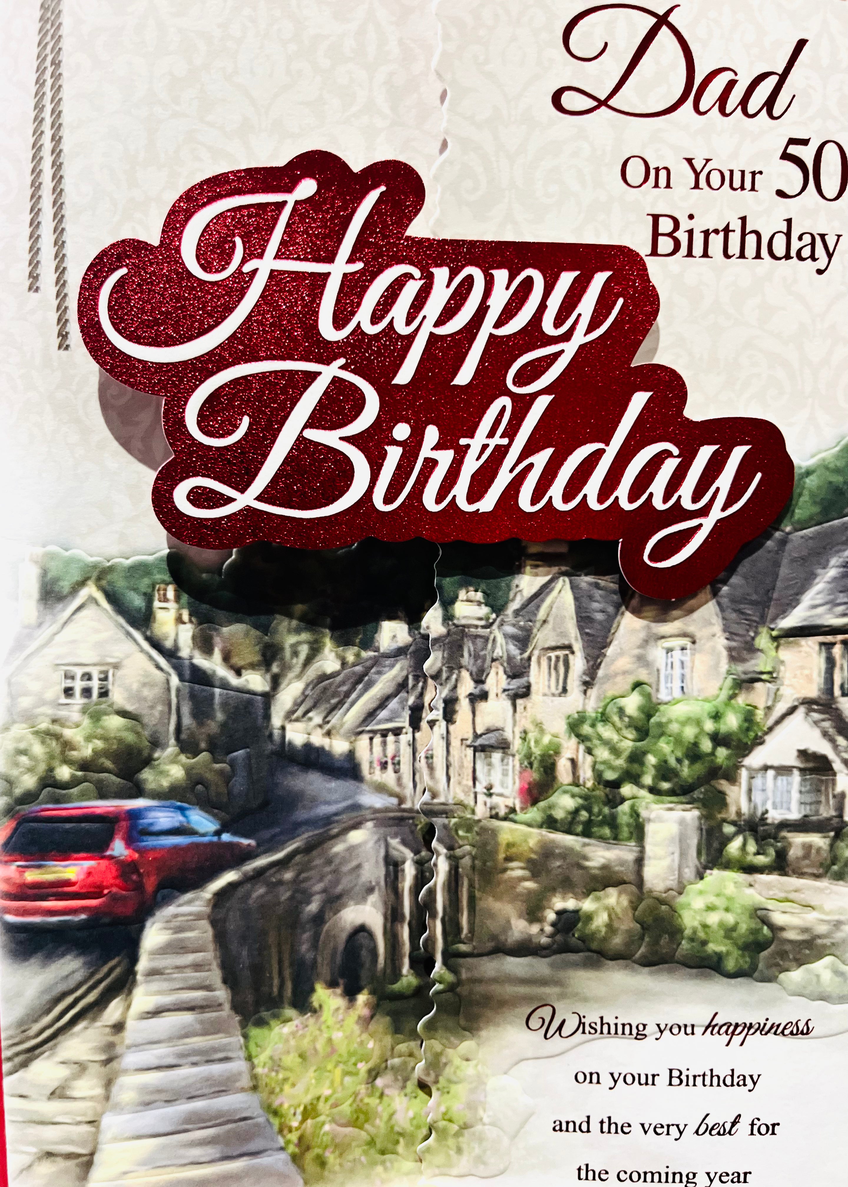 Dad's 50th Birthday Card