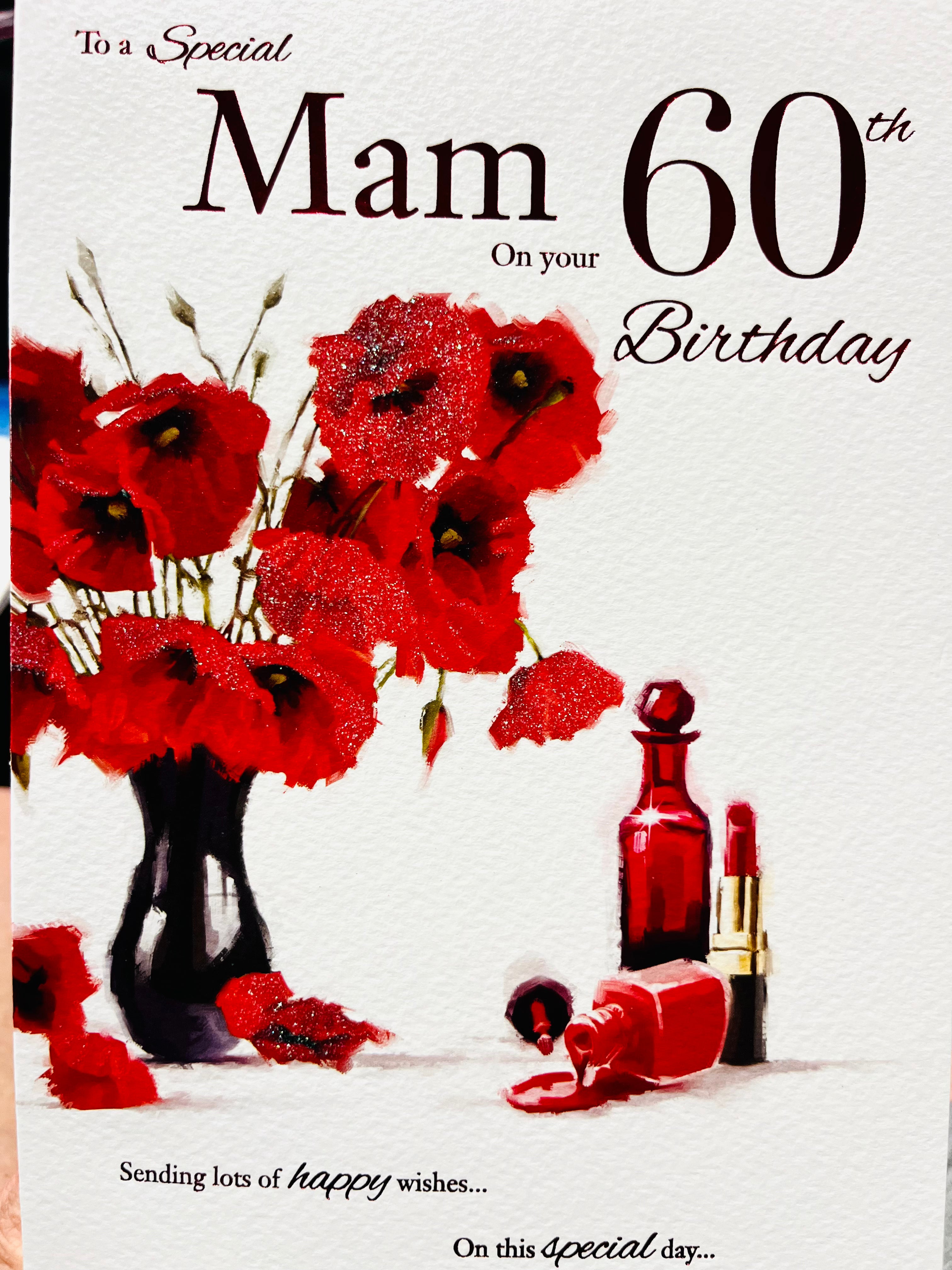 Mam's 60th Birthday Card
