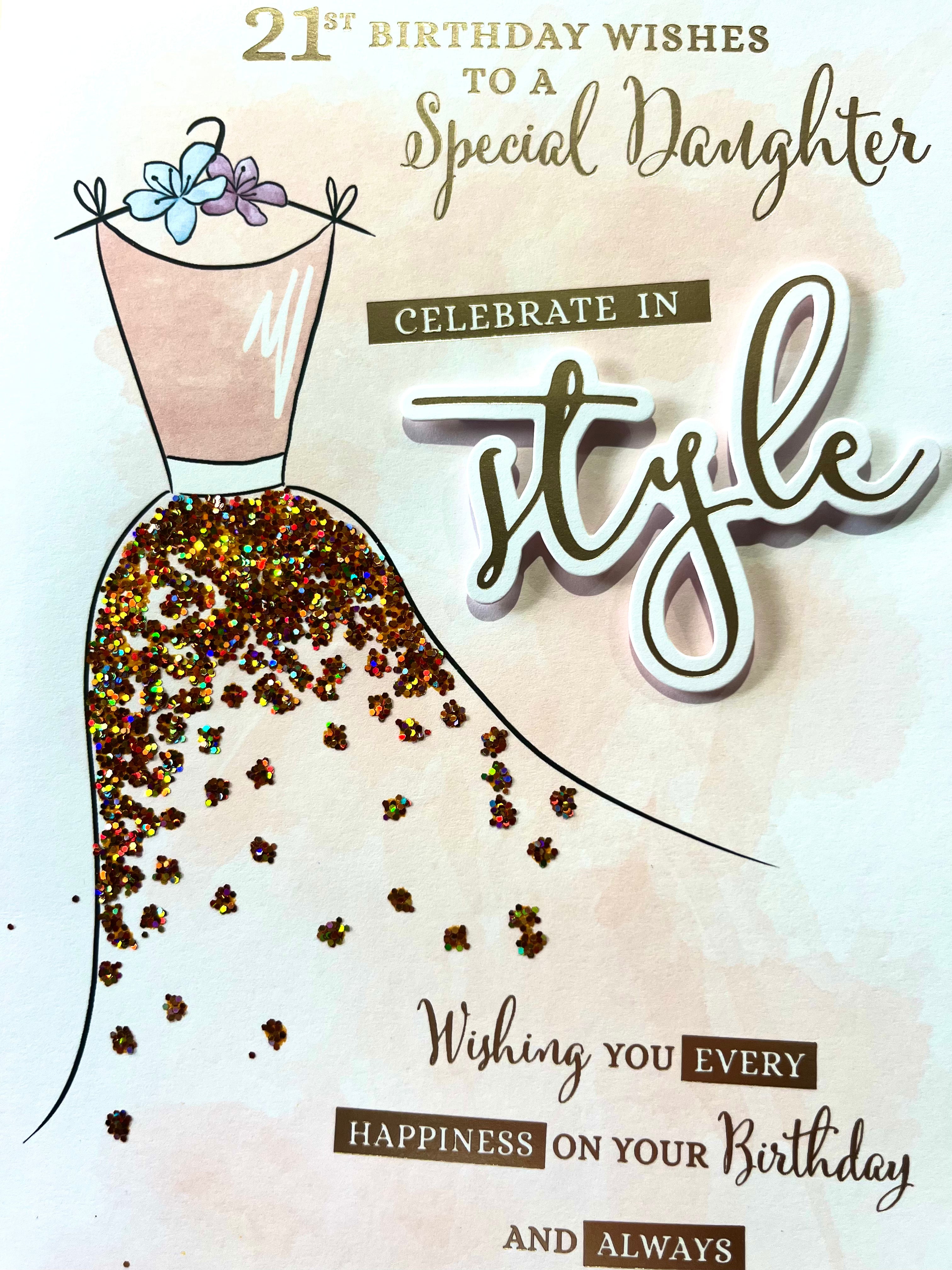 Daughter's 21st Birthday Card