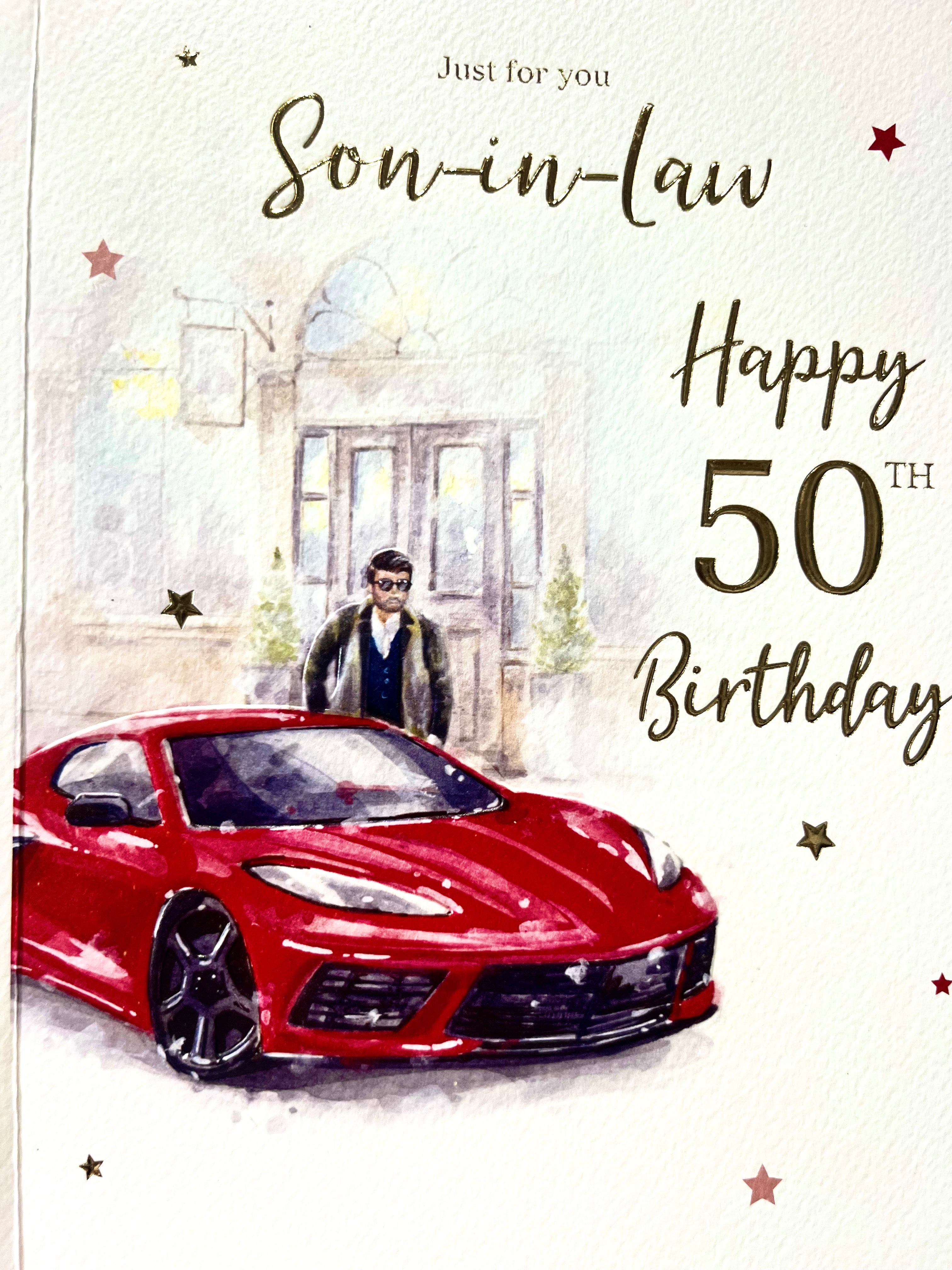 Son in Law's 50th Birthday Card