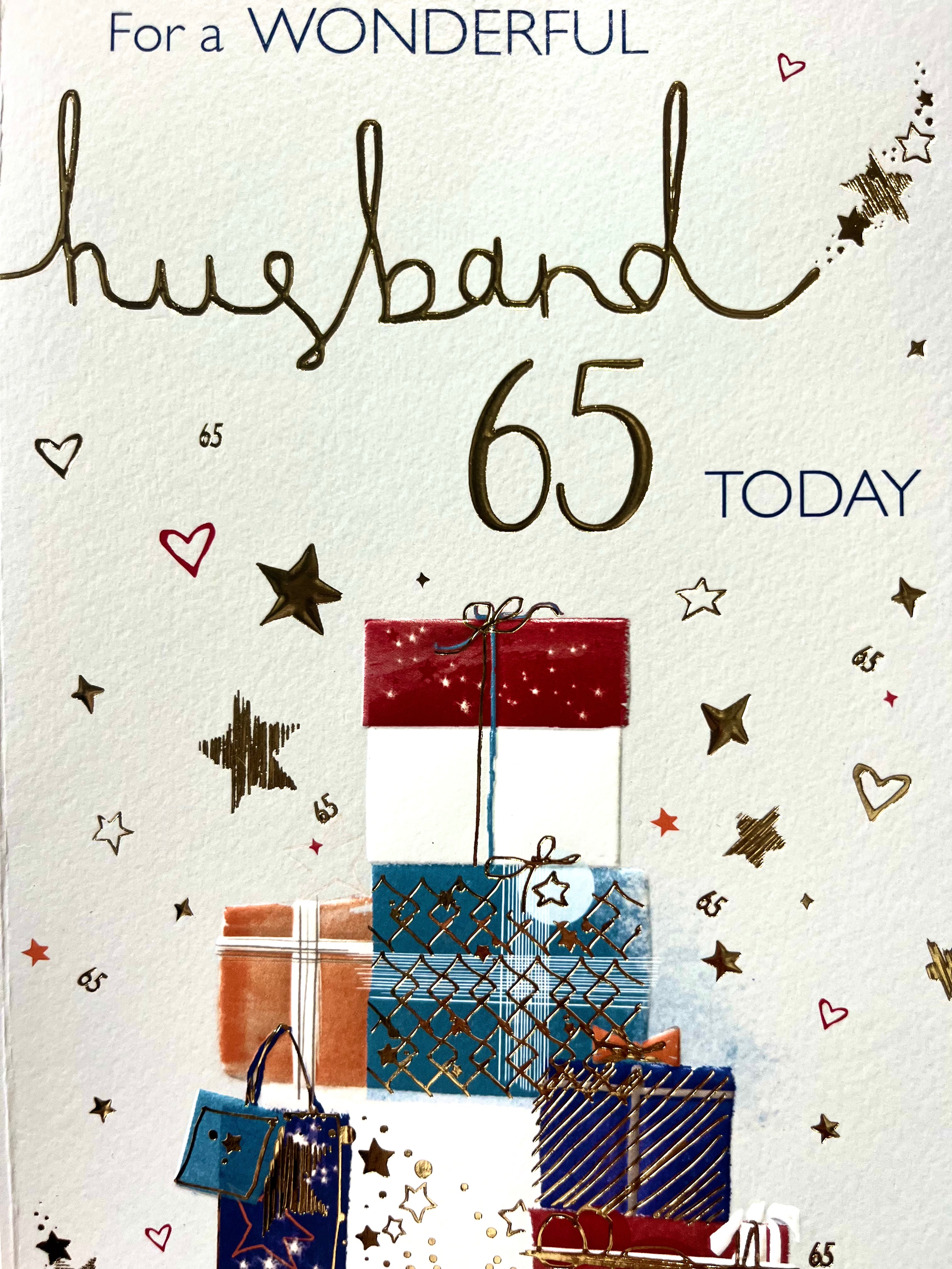 Husband's 65th Birthday Card