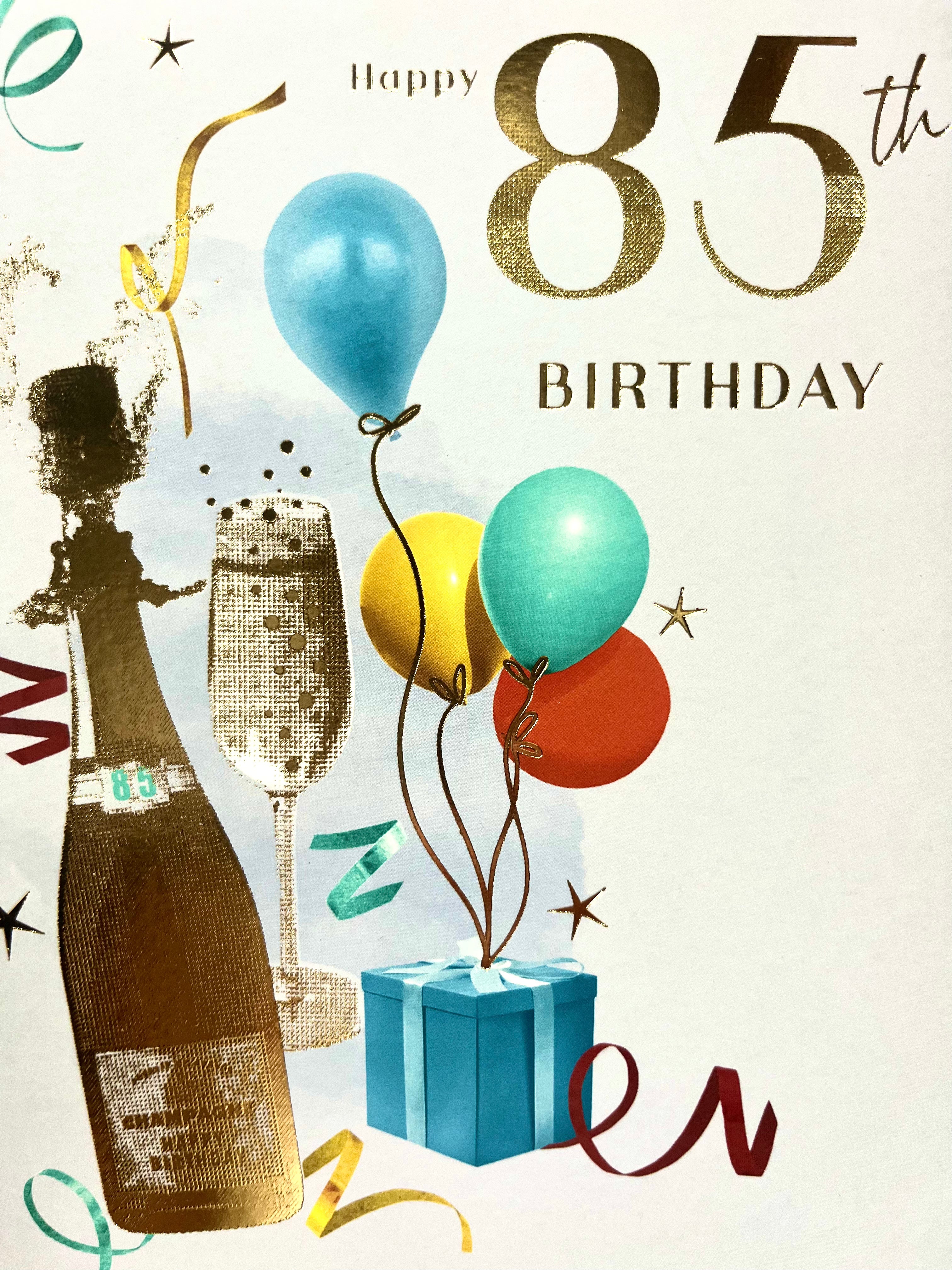 Female 85th Birthday Card