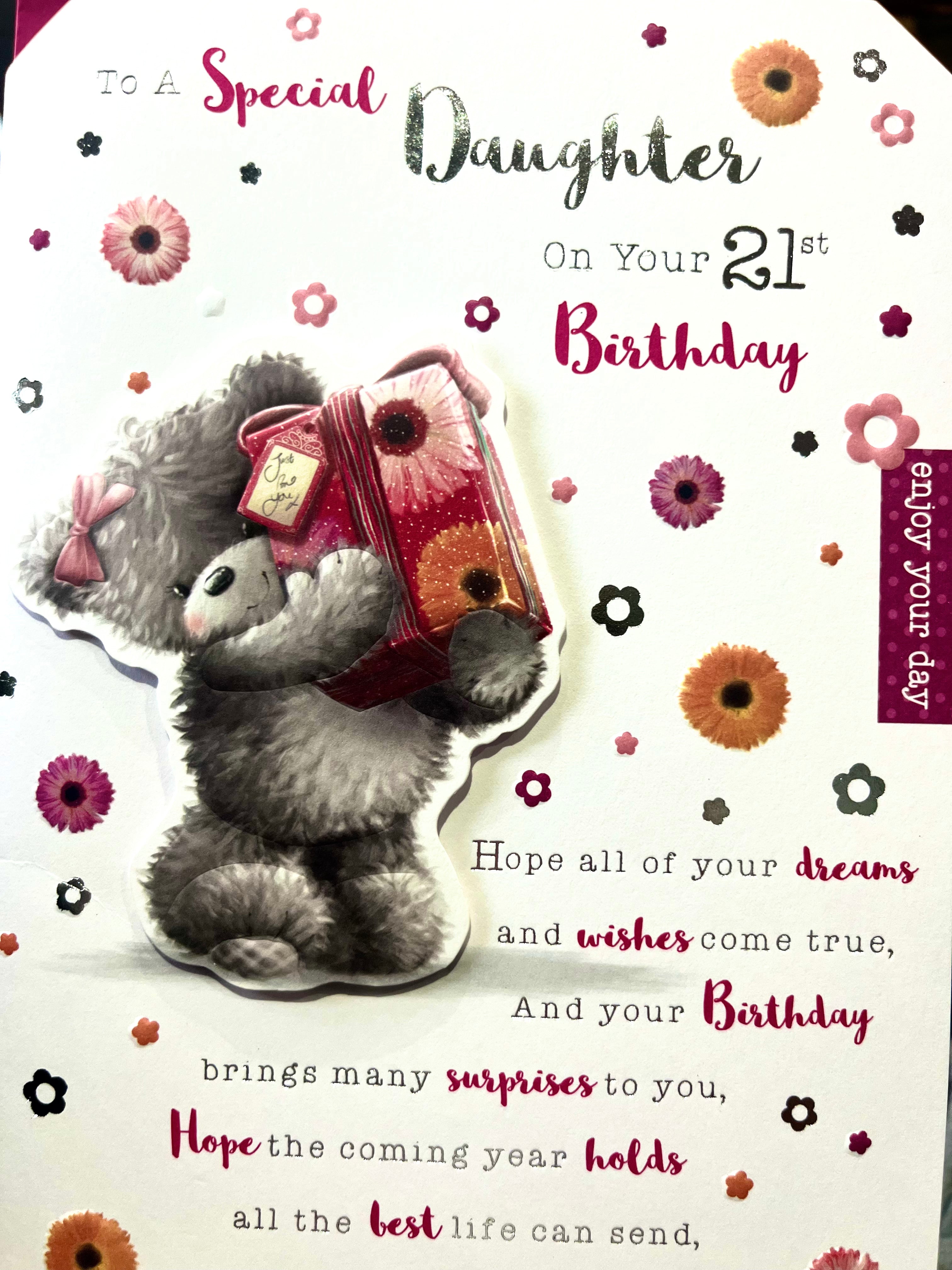 Daughter's 21st Birthday Card
