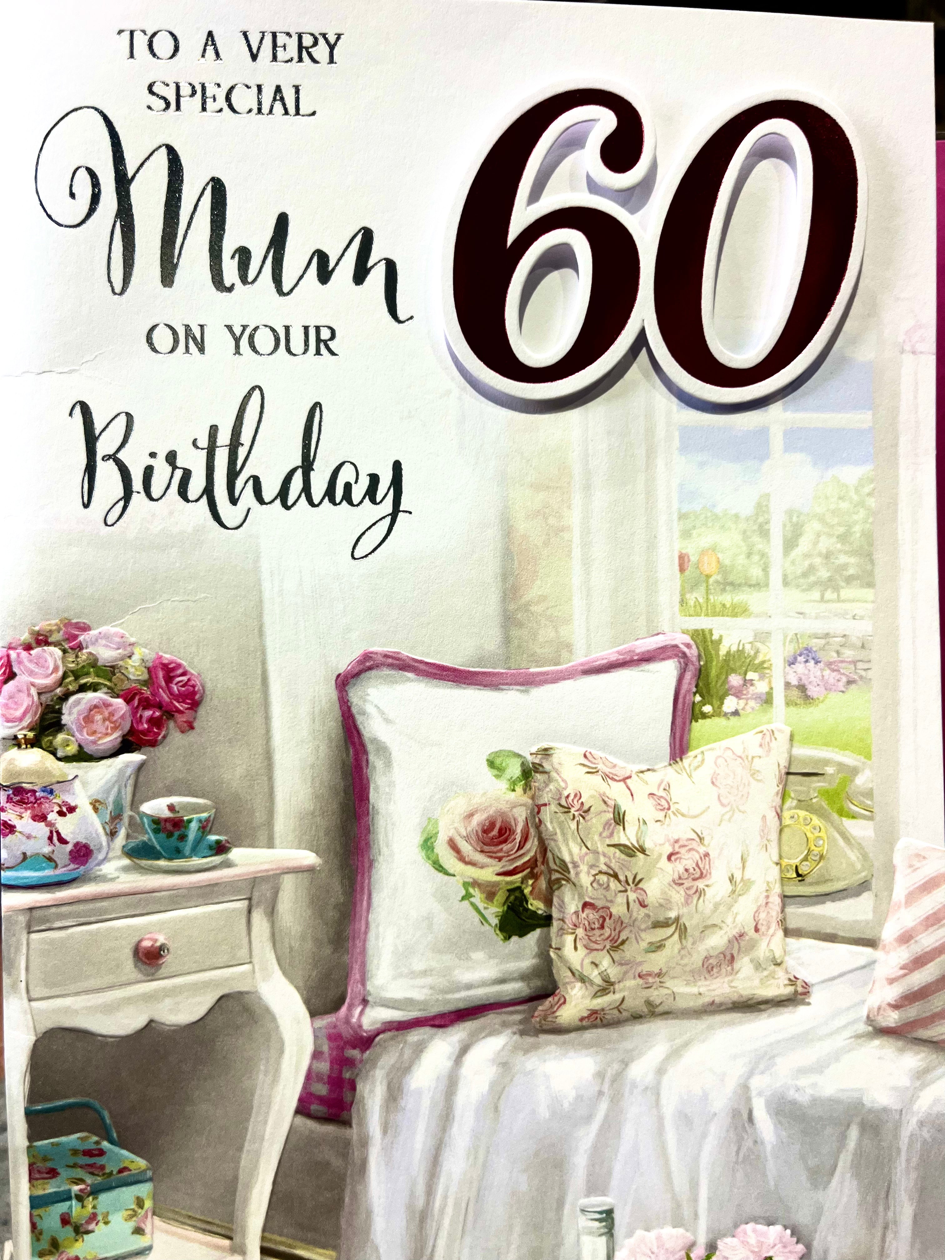 Mum's 60th Birthday Card