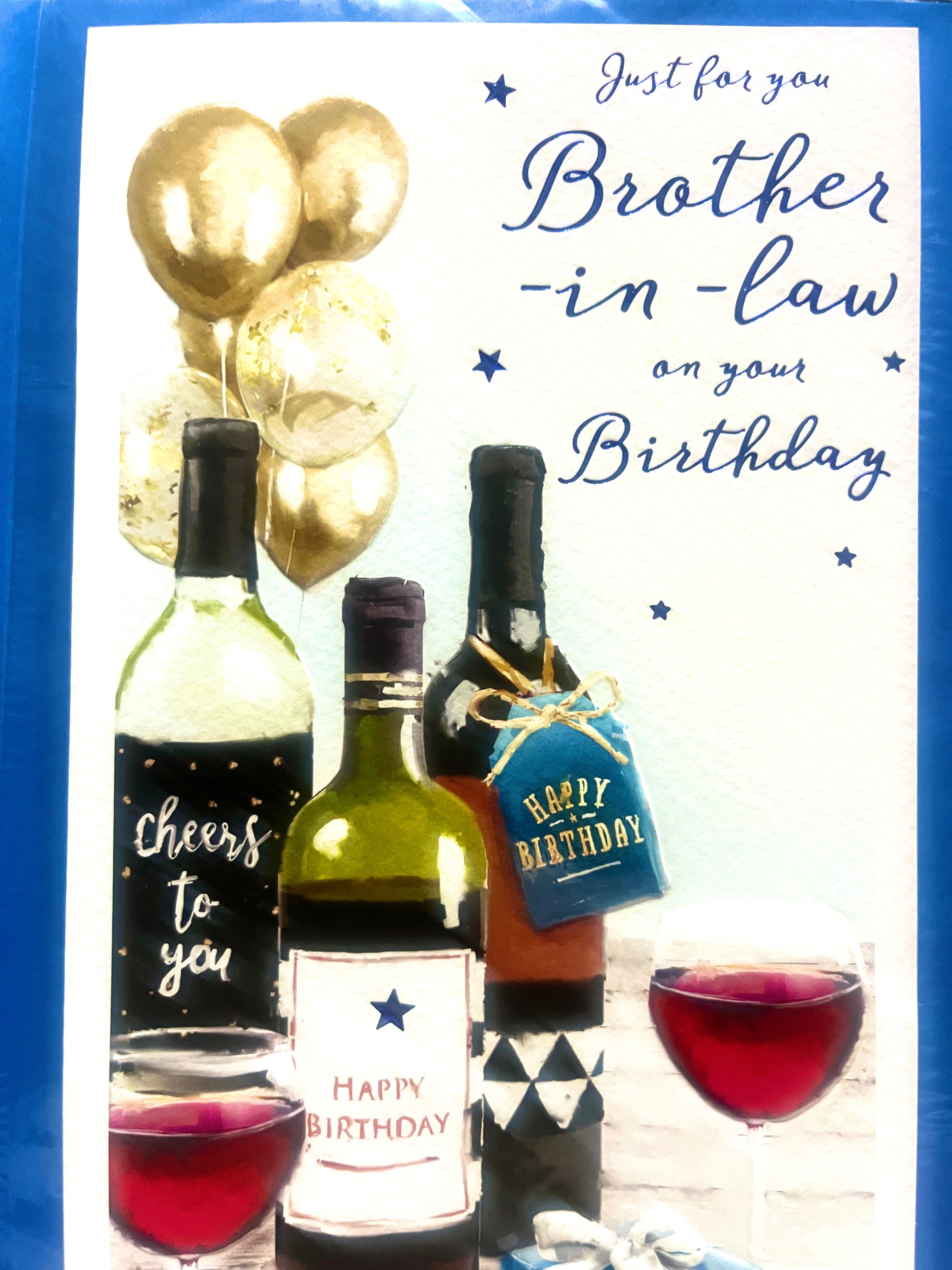 Brother in Law Birthday Card