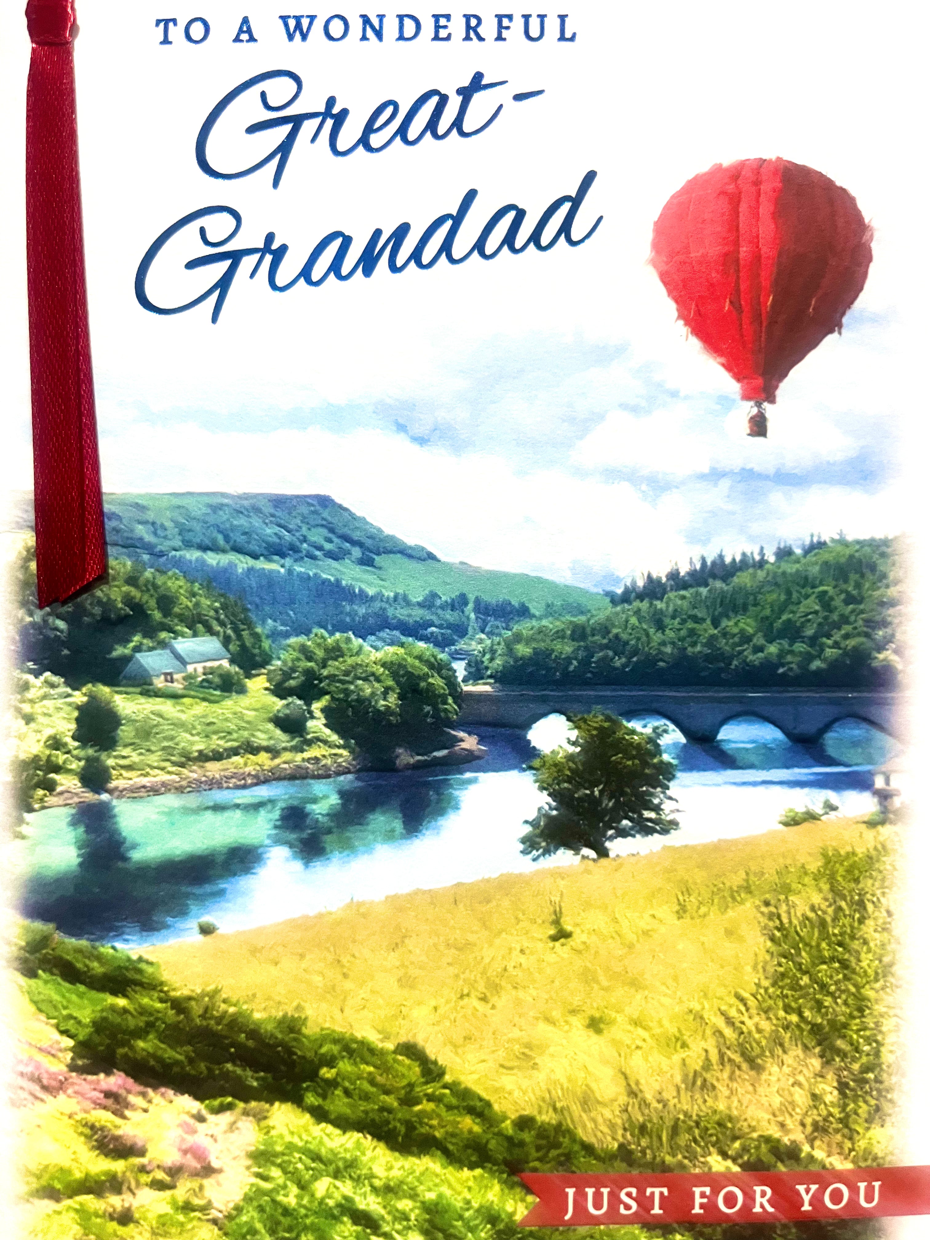 Great Grandad Birthday Card.