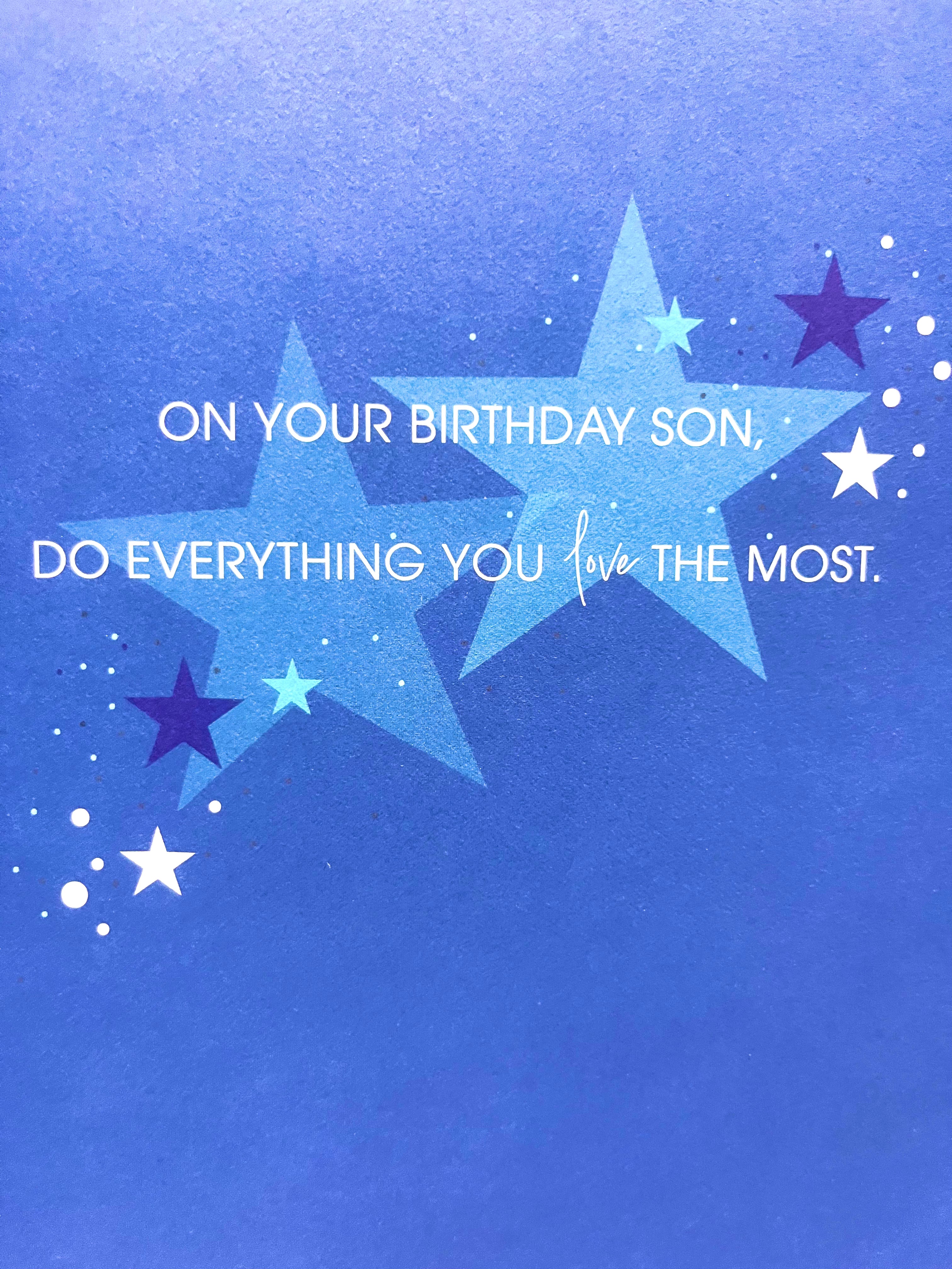 Son Birthday Card : For an amazing Son -7 page design.