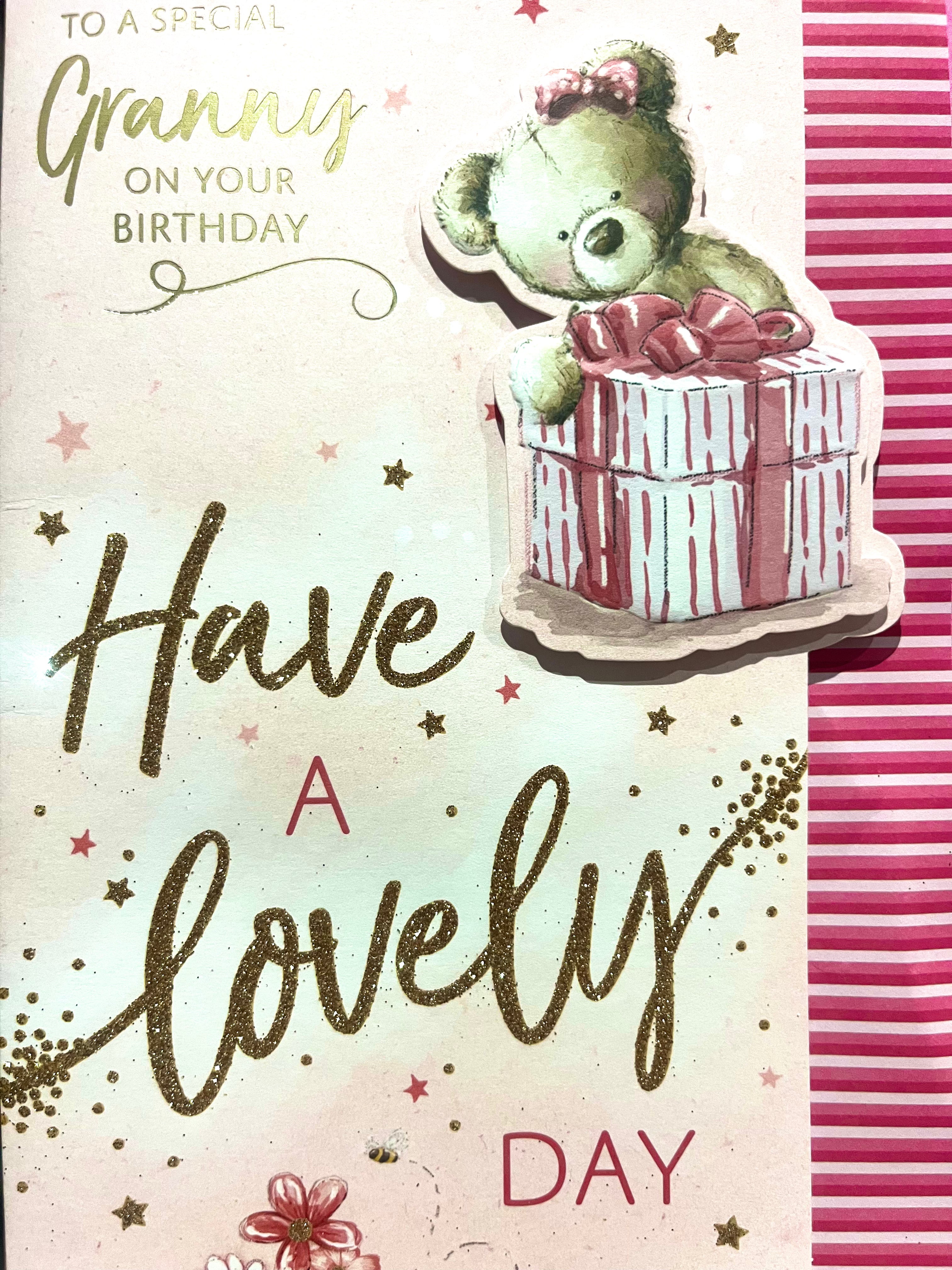 Granny Birthday Card : Have a lovely day