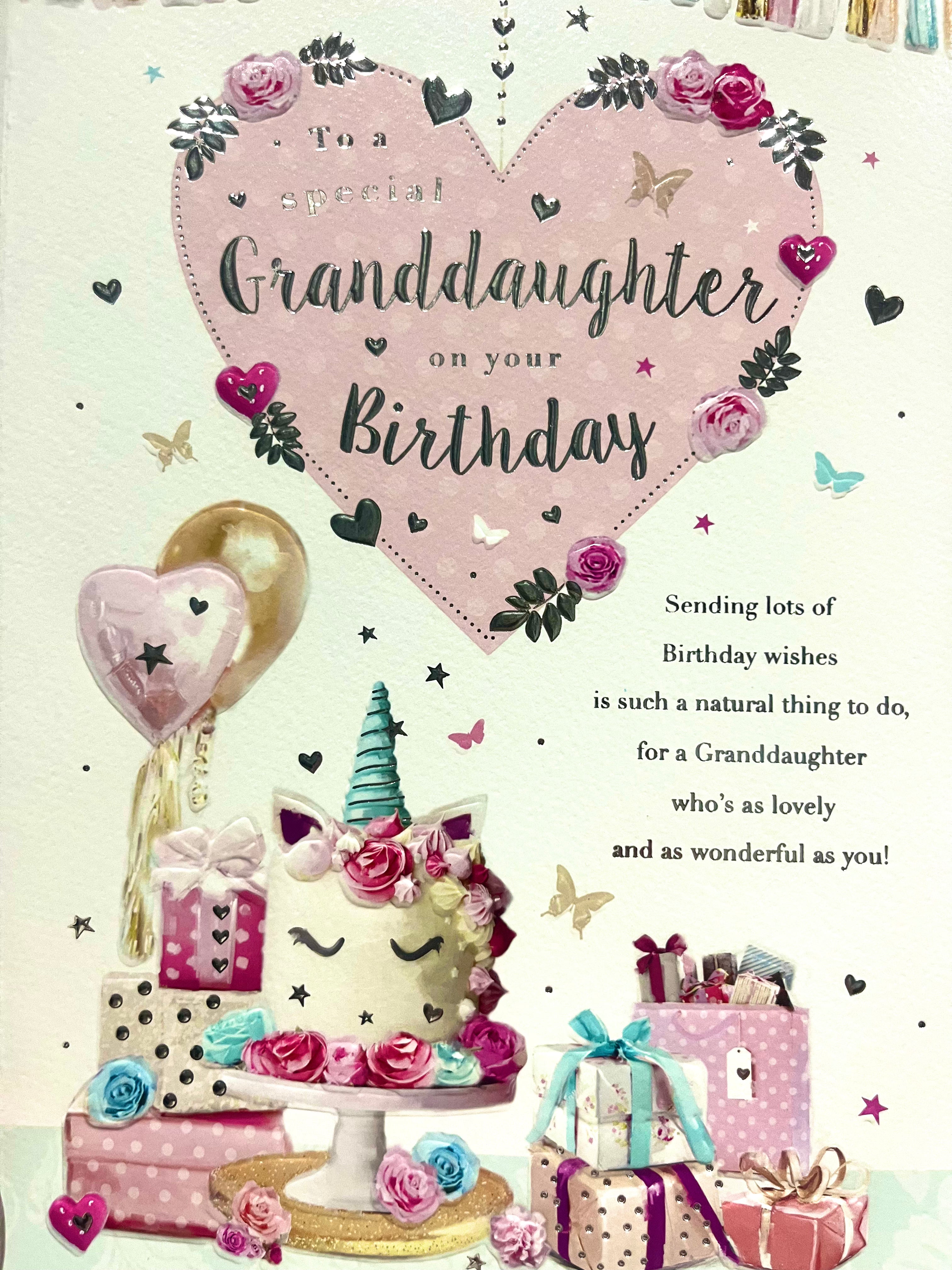 Granddaughter Birthday Card