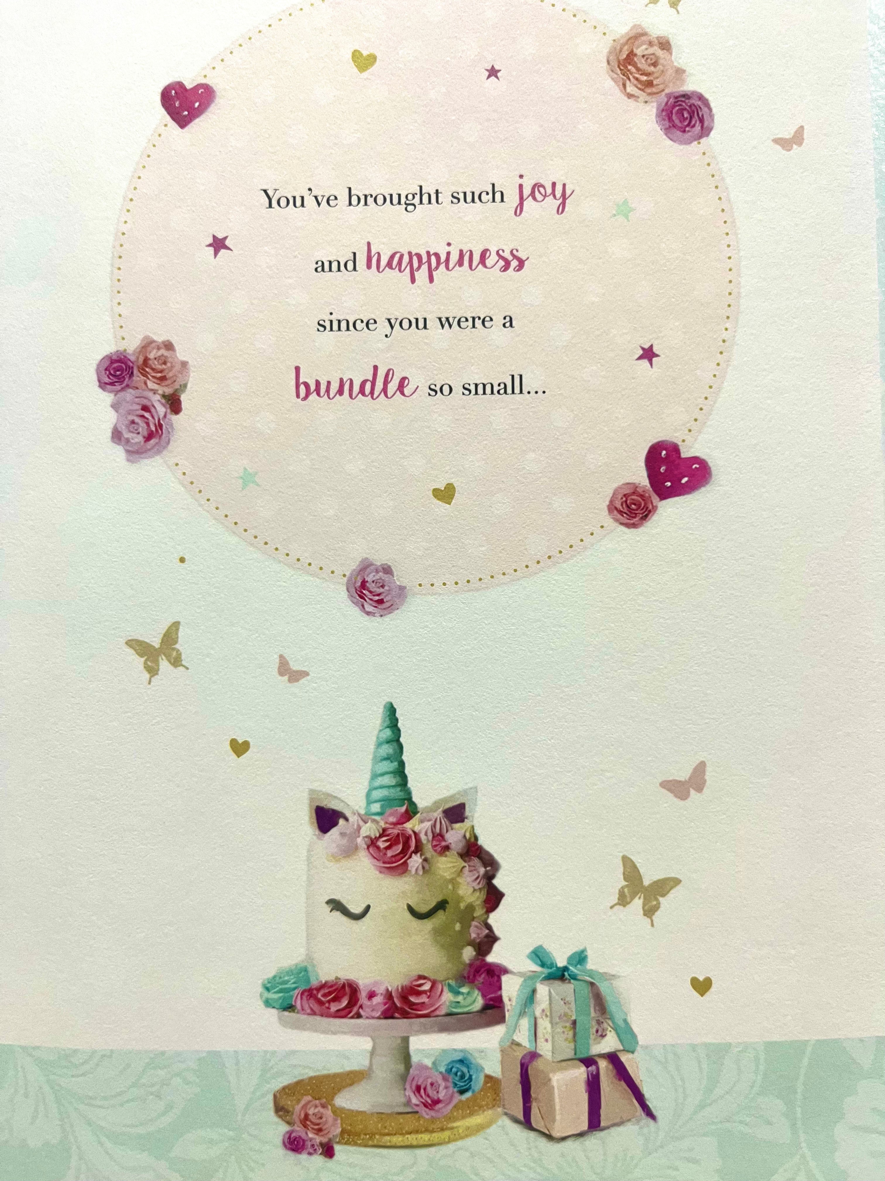 Granddaughter Birthday Card
