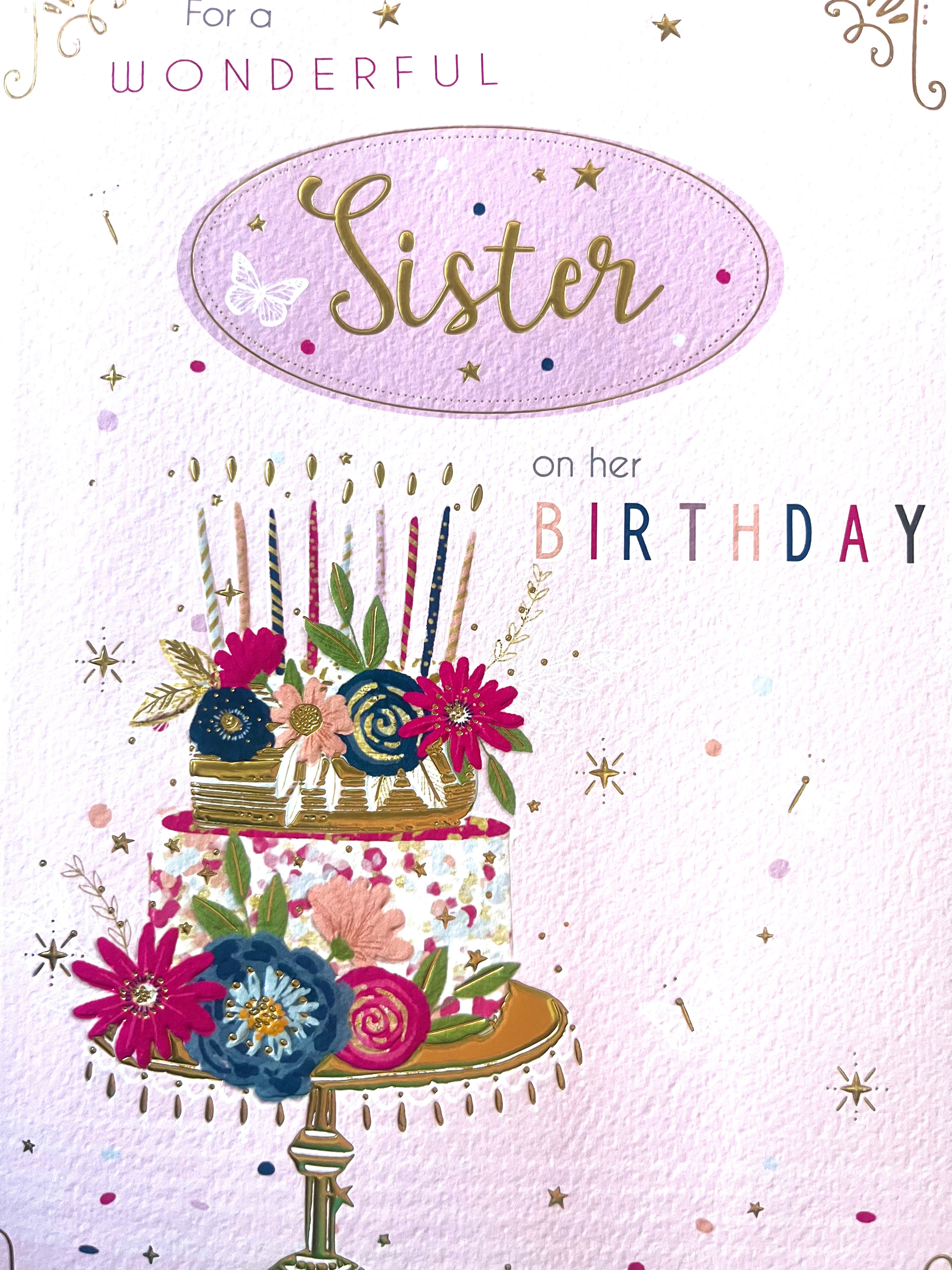 Sister Birthday Card
